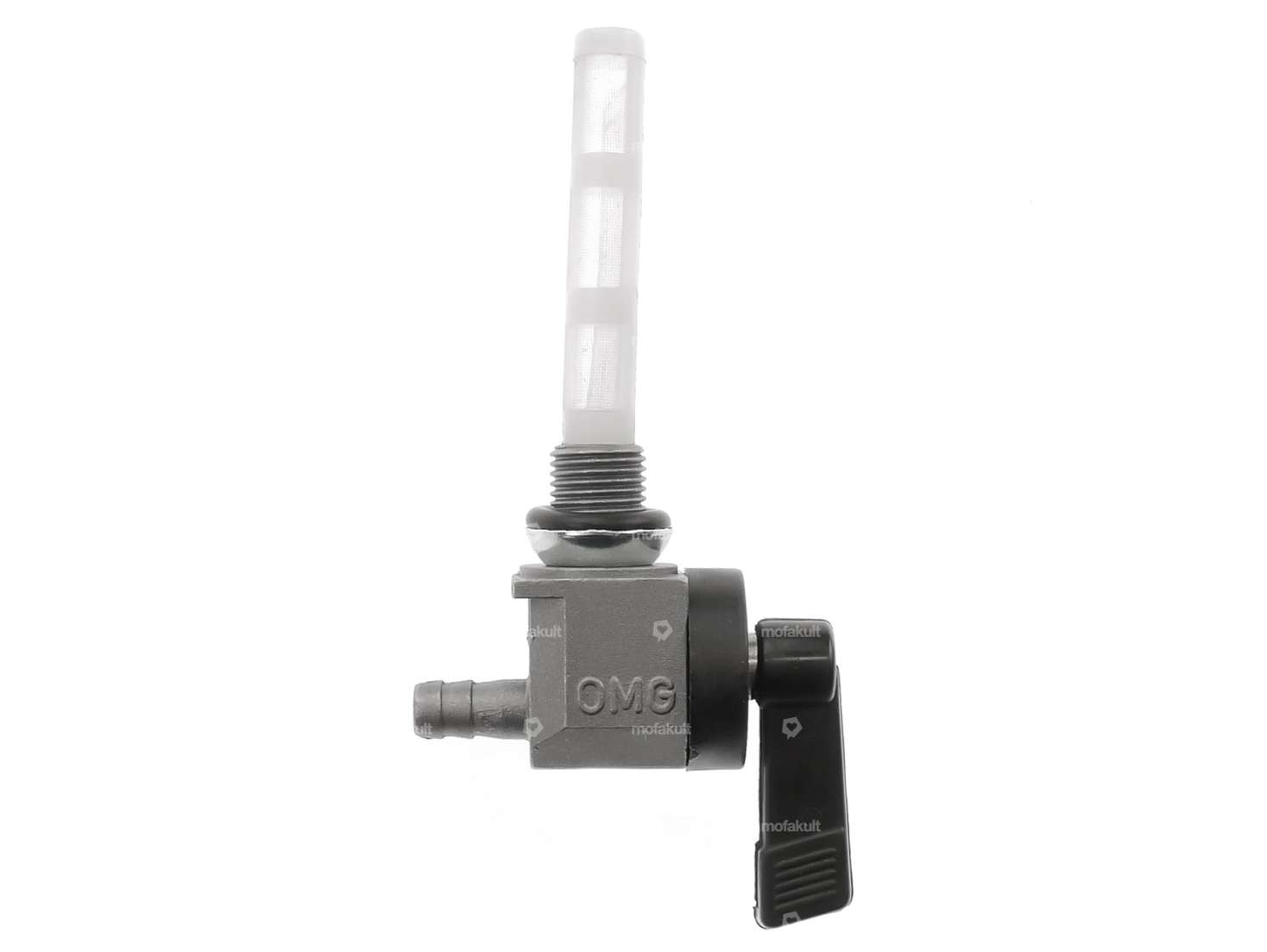 OMG Benzinhahn senkrecht M10x1 beschriftet (zum einschrauben) nach hinten abgehend Carousel Image 2