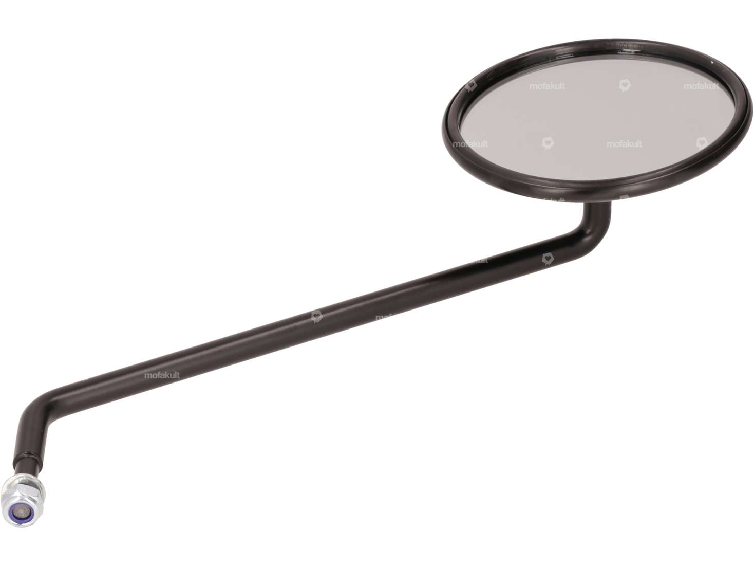 Bumm Spiegel rund abgewinkelt rechts schwarz Carousel Image 2