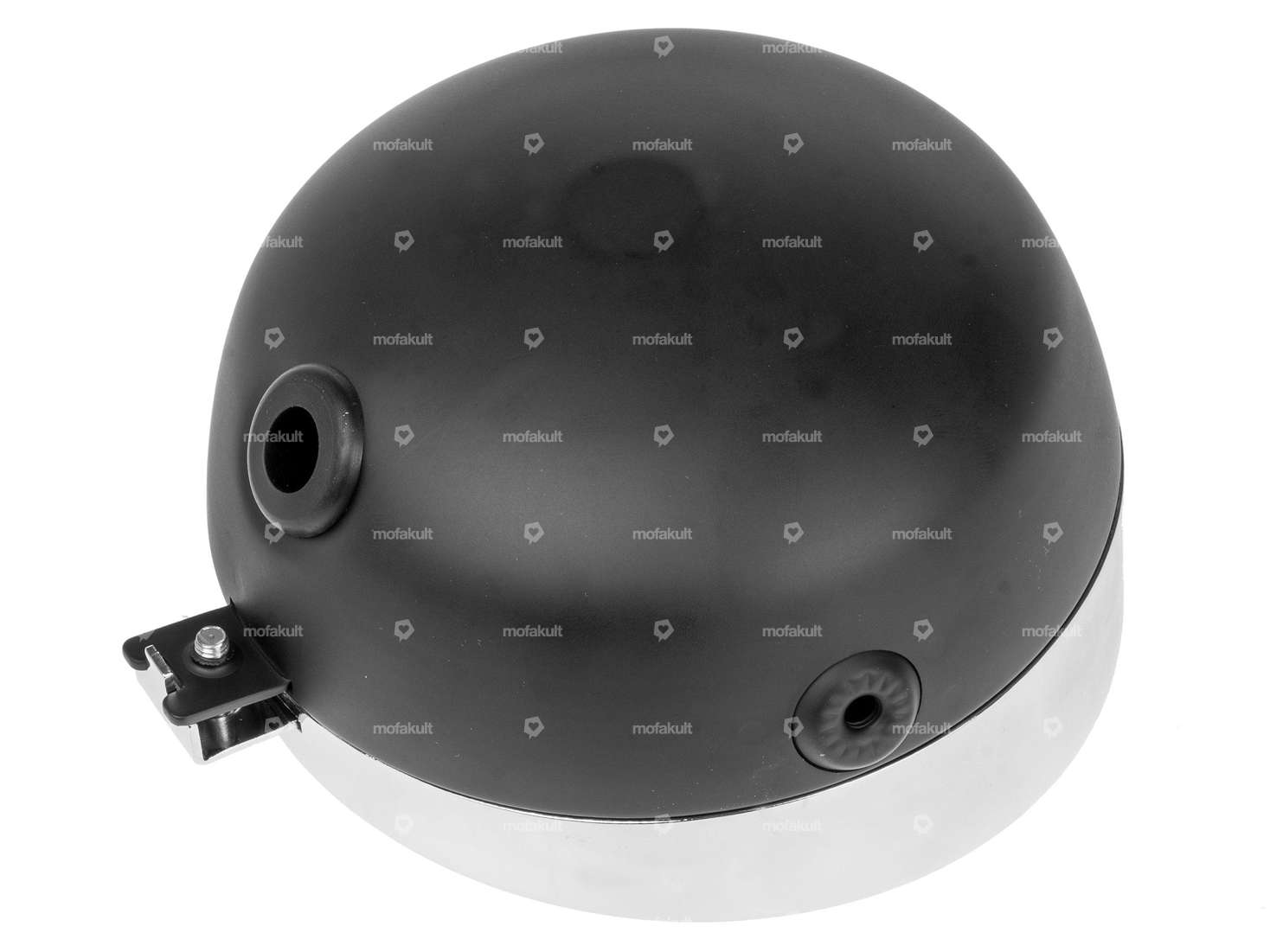 Scheinwerfer rund schwarz matt (mit Spoiler) Carousel Image 2