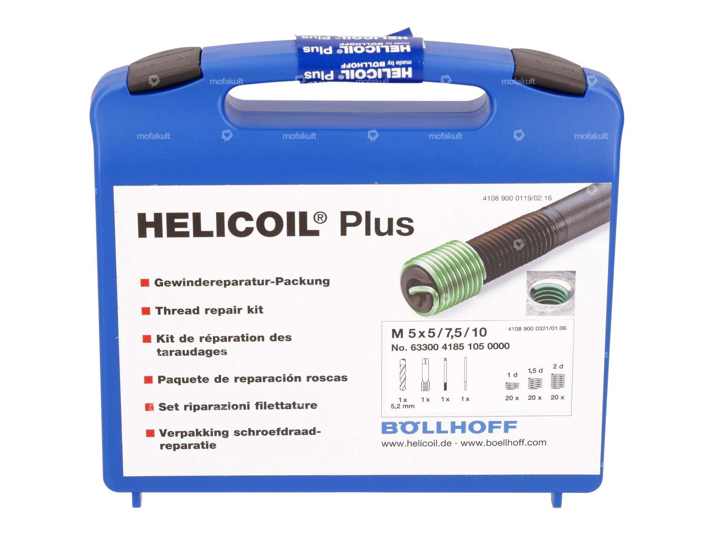 HeliCoil Gewinde-Reparatur-Set M5 (Profi Werkzeug) Carousel Image 1