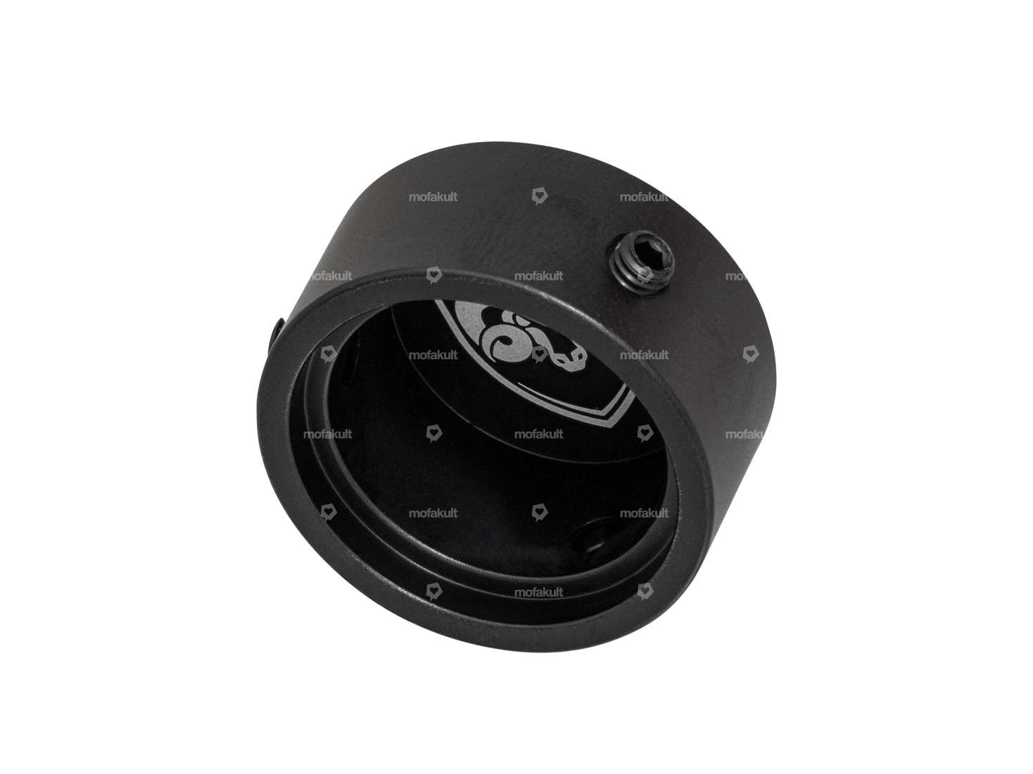 66HEROES Cover hexagonal M12 aluminum black anodized Carousel Image 2