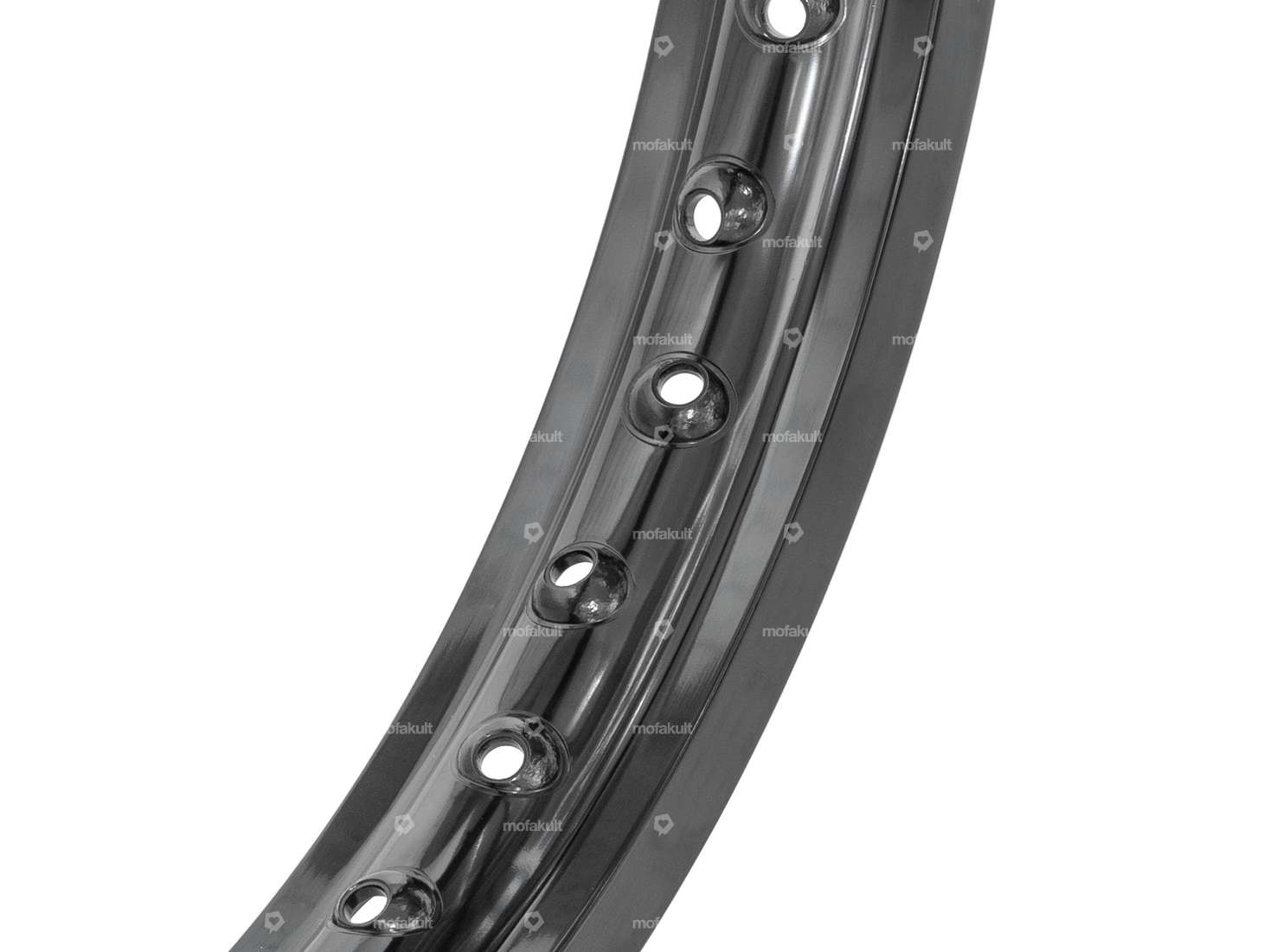 Felgenring 1.60 x 16" (56 mm) Alu schwarz eloxiert Carousel Image 2