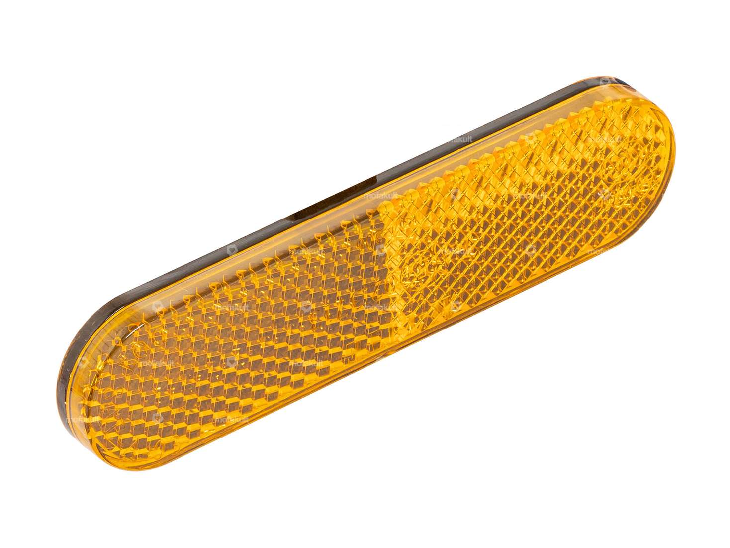 Reflector self-adhesive round orange Carousel Image 1