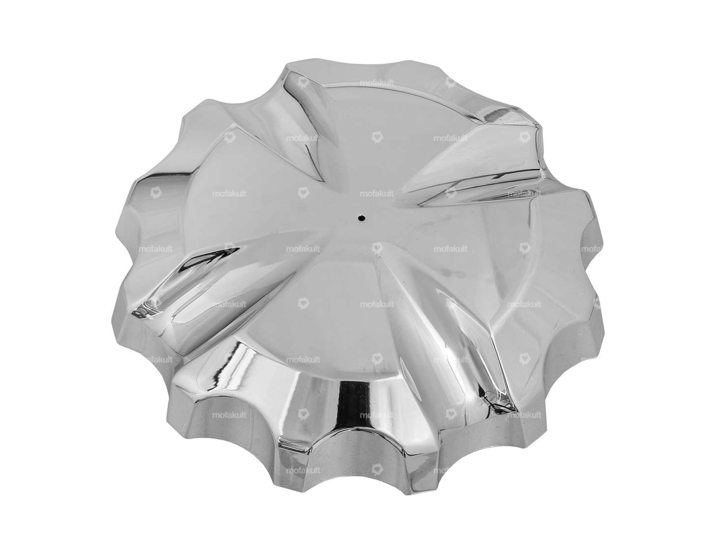 66HEROES Tankdeckel «Iron Cross» Bajonett 40 mm Chrom Carousel Image 1