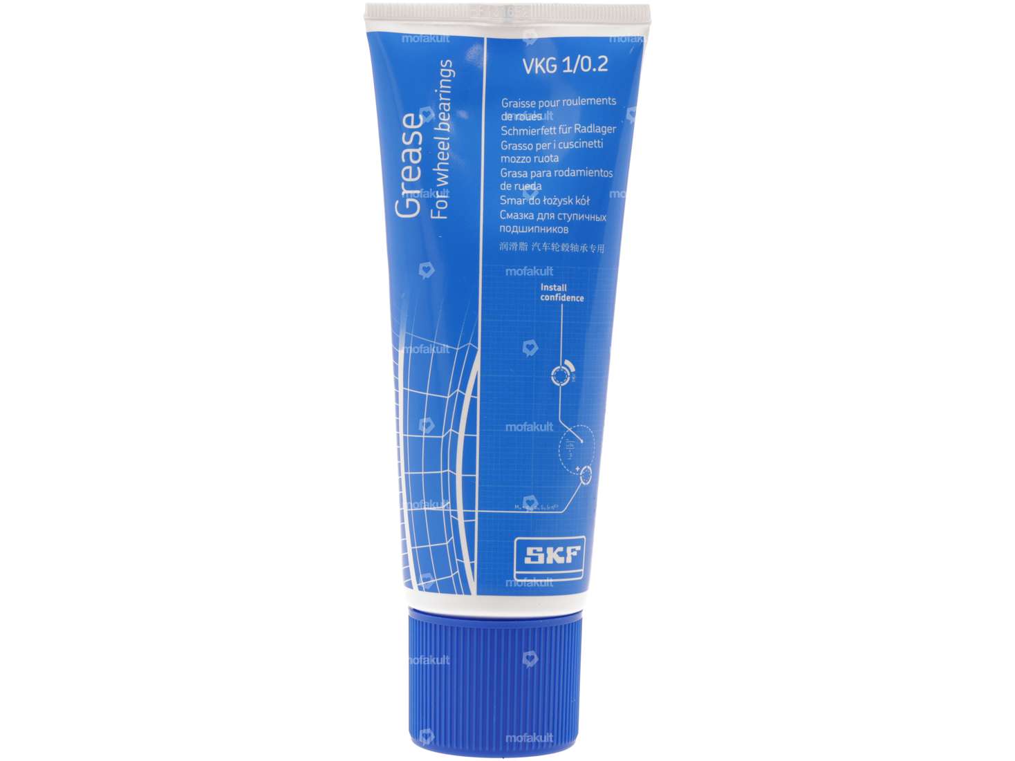 SKF VKG 1/0.2 Wälzlagerschmierfett 200 g Carousel Image 1