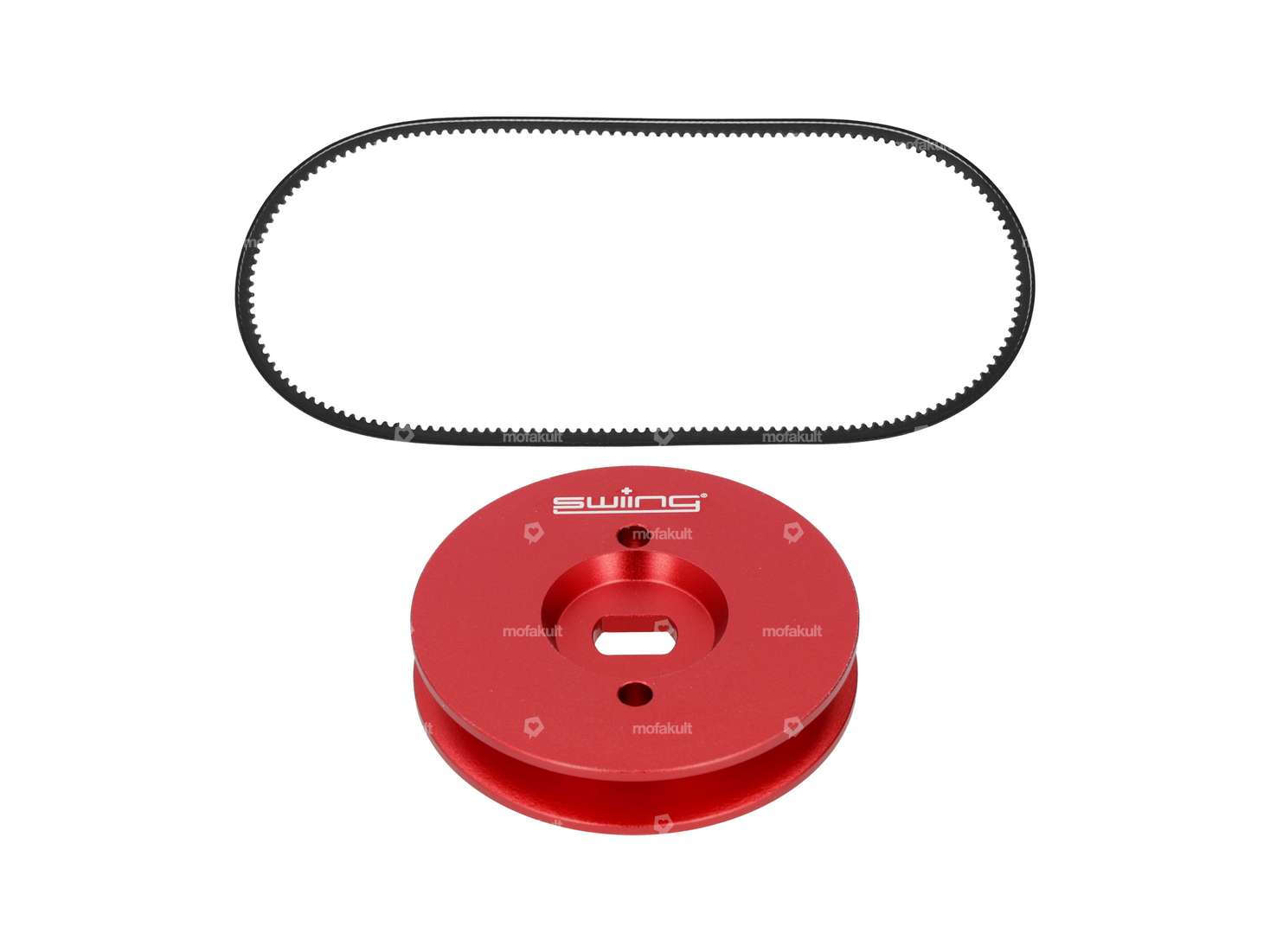 swiing® ingenious Pully 70 mm & Malossi Keilriemen 940 mm | Piaggio Ciao Carousel Image 1