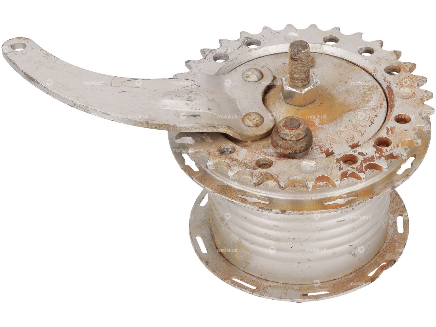 Coaster hub HR 90V with sprocket 32 t. (with water damage) NOS | Puch x30 Velux Automat Carousel Image 1