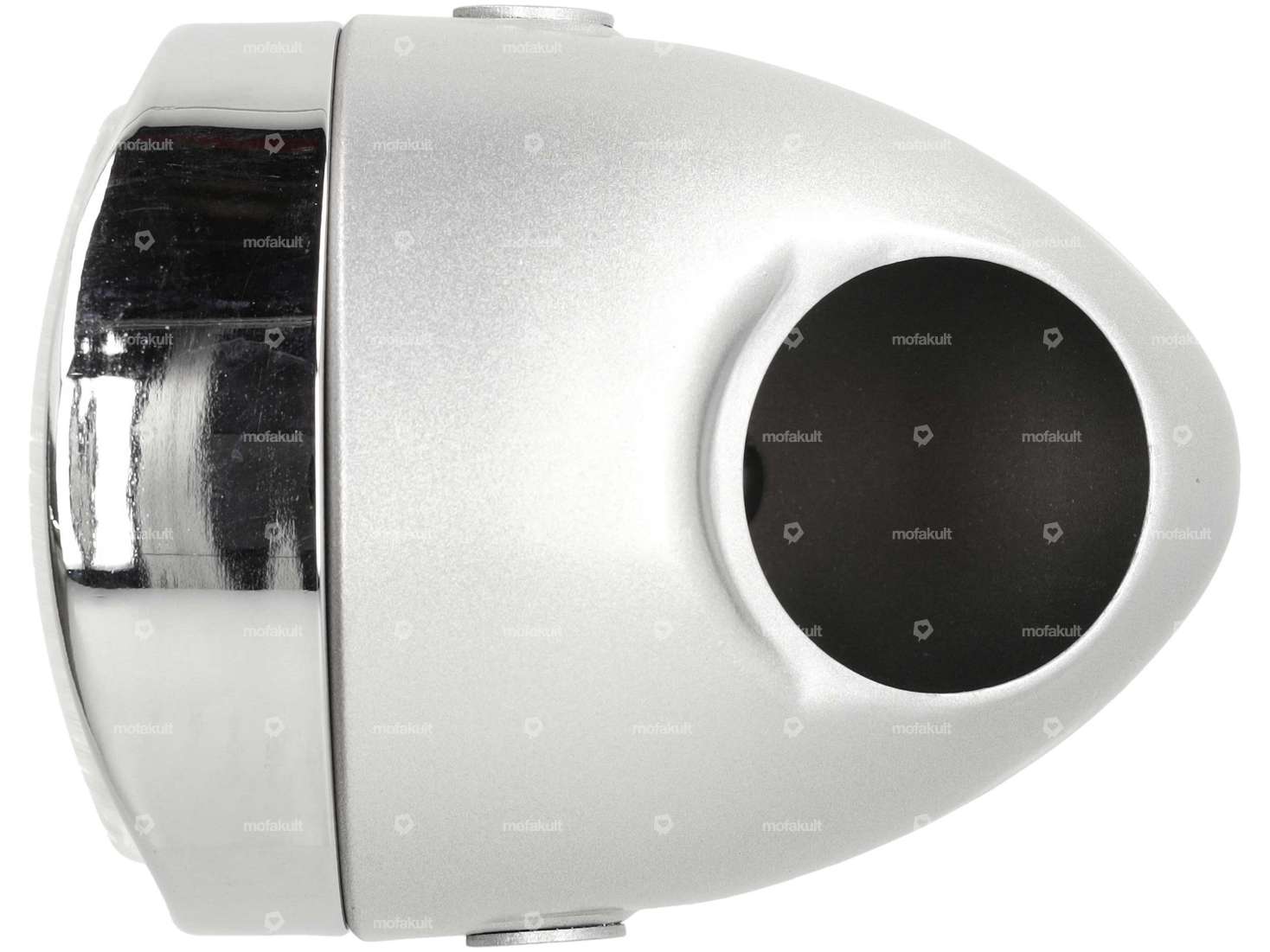 Eierlampe Ø 103 mm (seitliche Befestigung) silber / Chrom Carousel Image 2