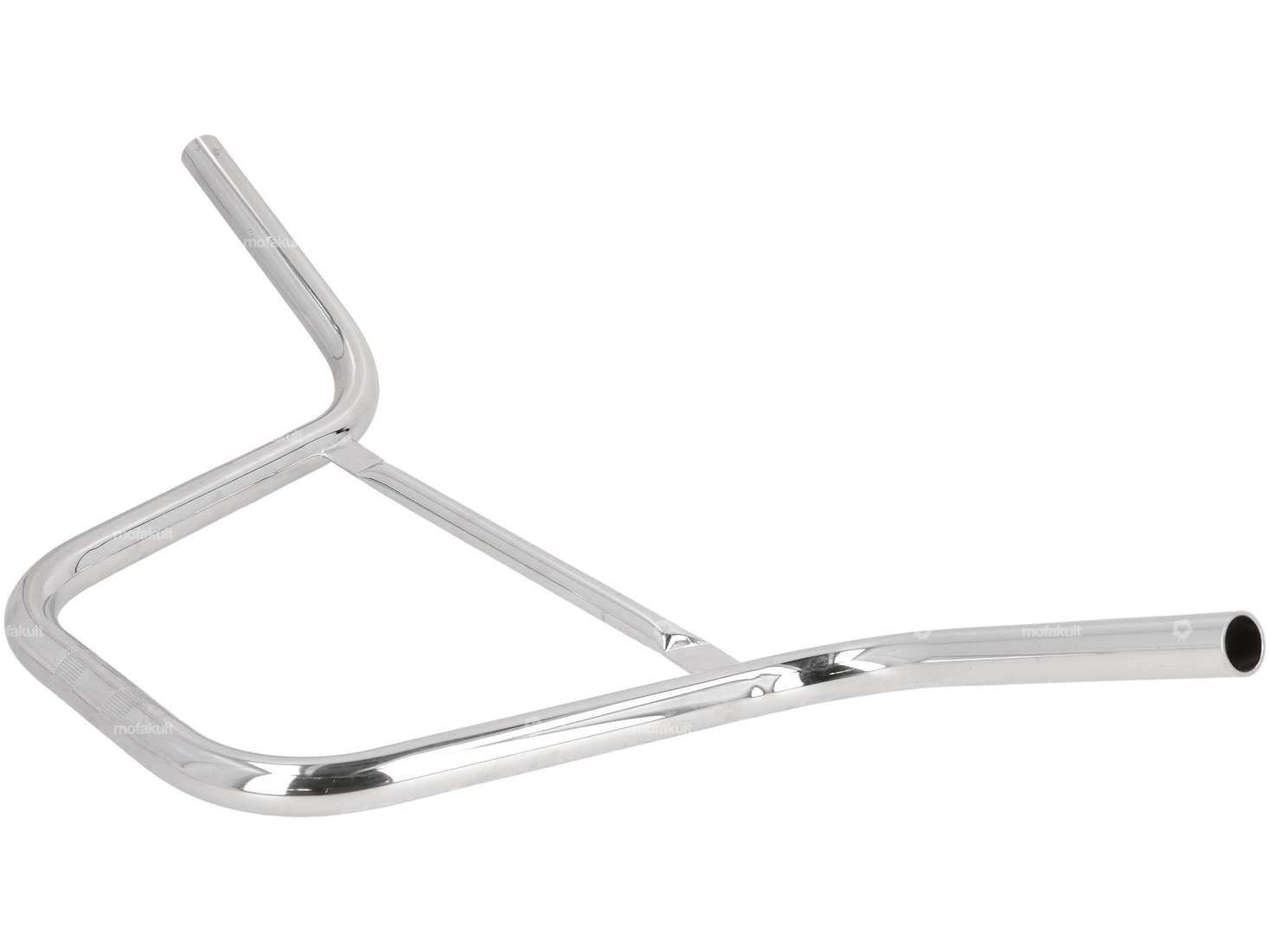 Lenker Gabelplatte 30 cm geschwungen mit Strebe Chrom Carousel Image 2
