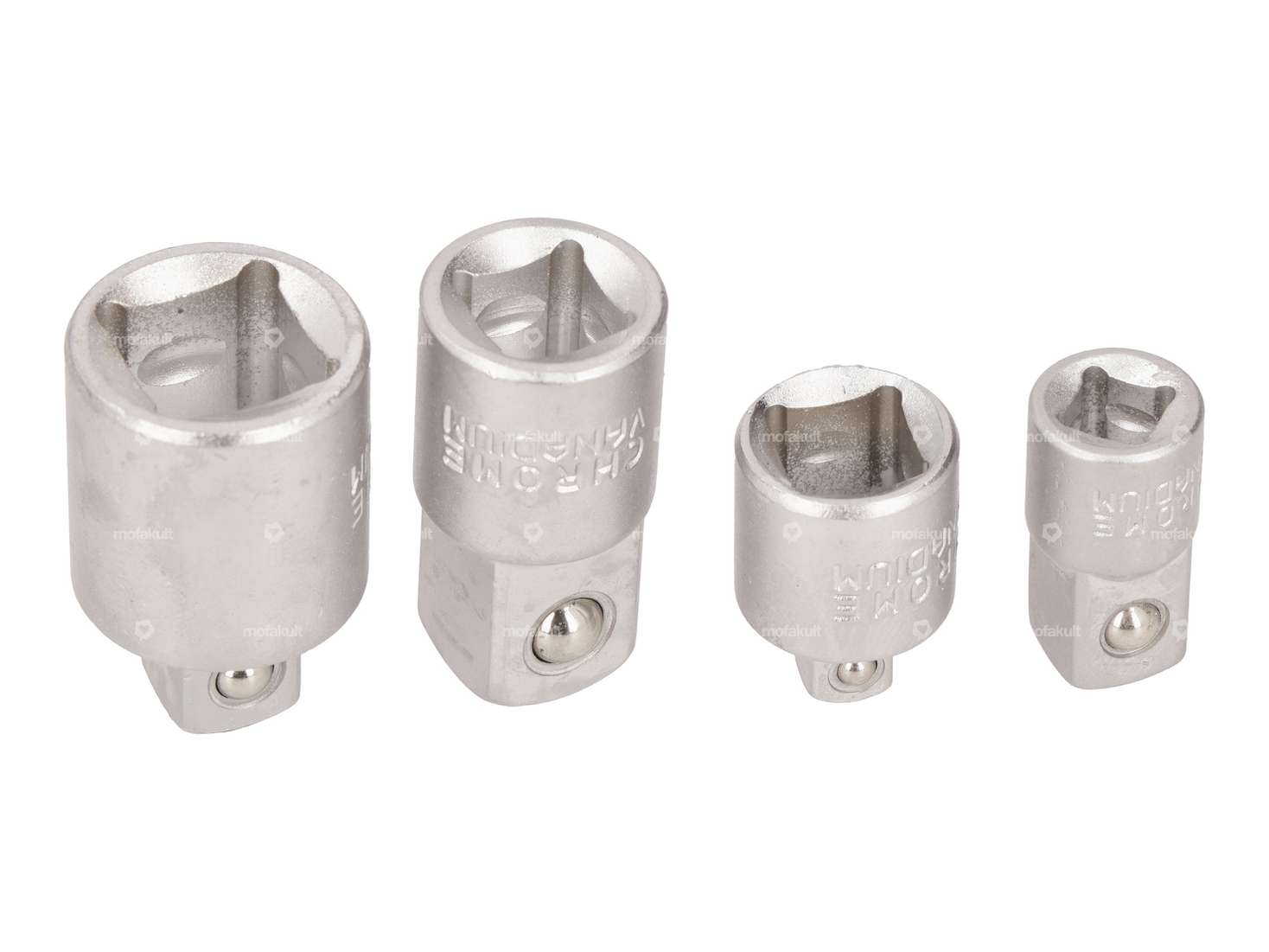 BGS Stecknuss-Adapter Set 1/4" / 3/8" / 1/2" 4-tlg. Carousel Image 2