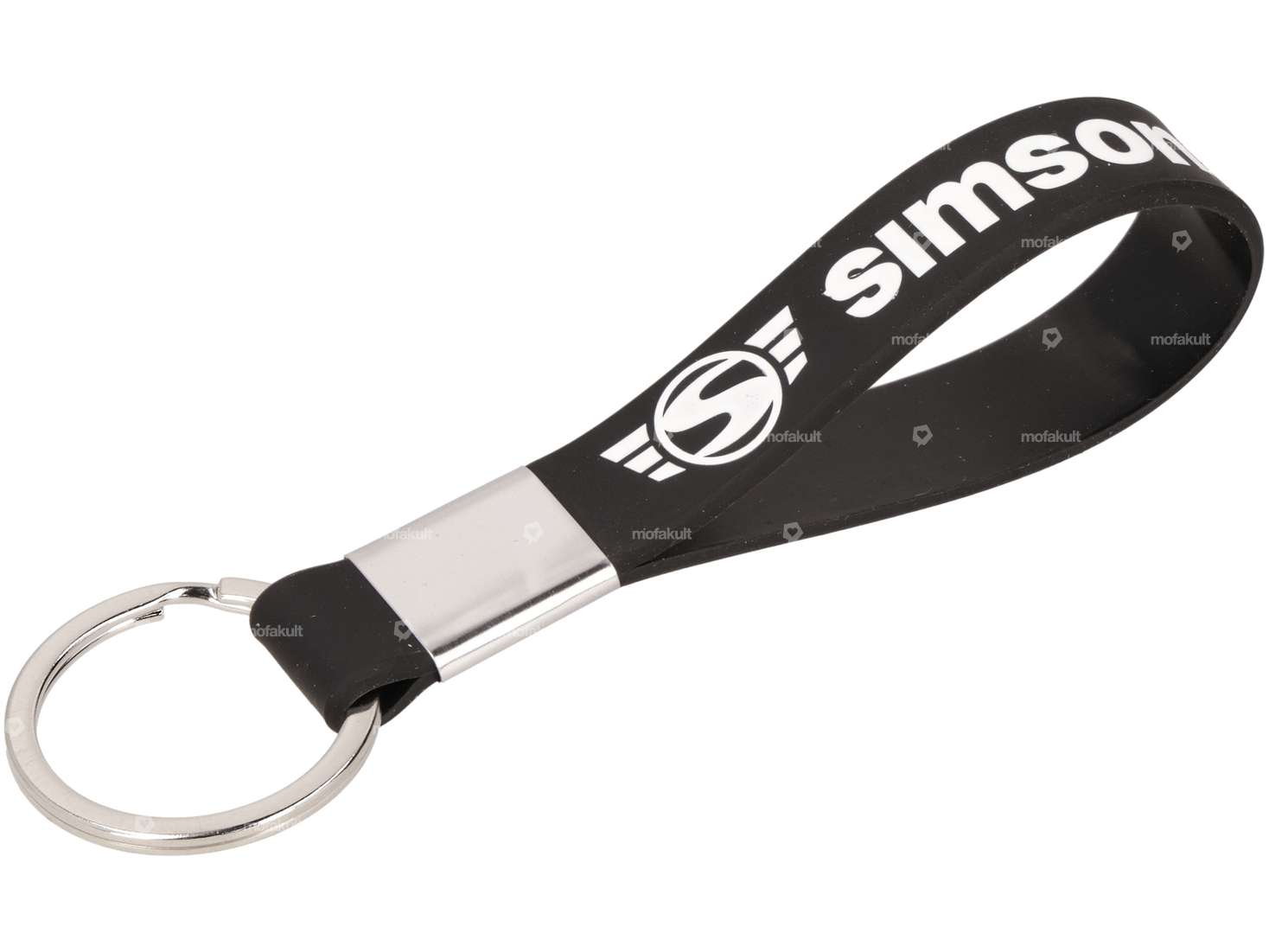 mk-Merch Schlüsselanhänger «simson» Gummi rechteckig Carousel Image 1