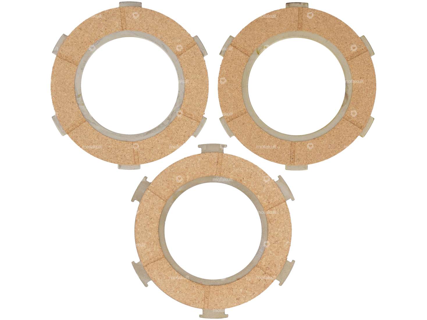 NewFren clutch plates (3 pcs.) | Vespa Largeframe Carousel Image 1