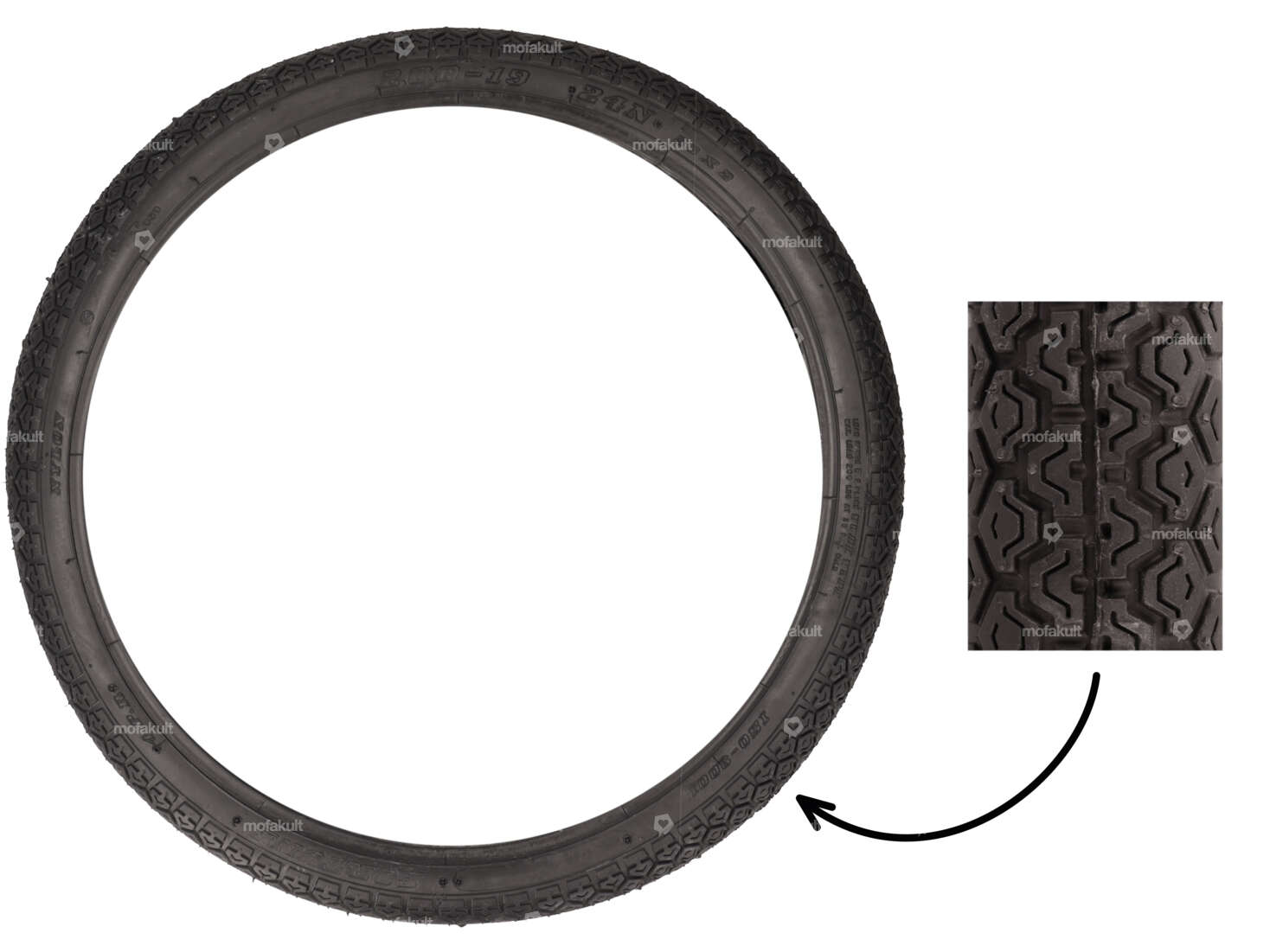 Fortune 2.00 x 19" Reifen F-899 4 P.R. Allround Carousel Image 1