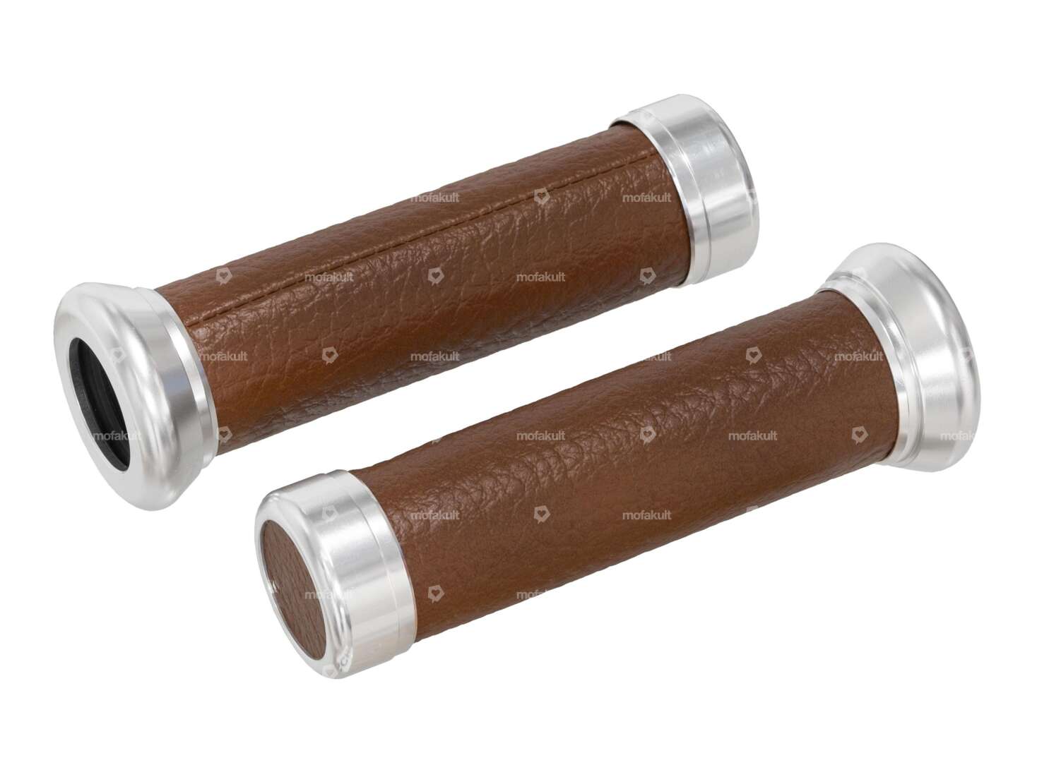 GPO Griffe Leder Alu Automatik dunkelbraun Carousel Image 1