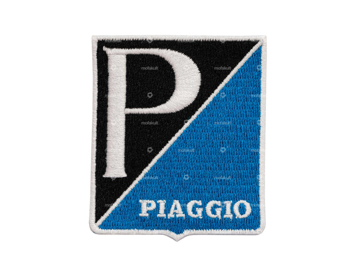 mk-Merch Aufnäher «Piaggio» 50 x 60 mm Carousel Image 1