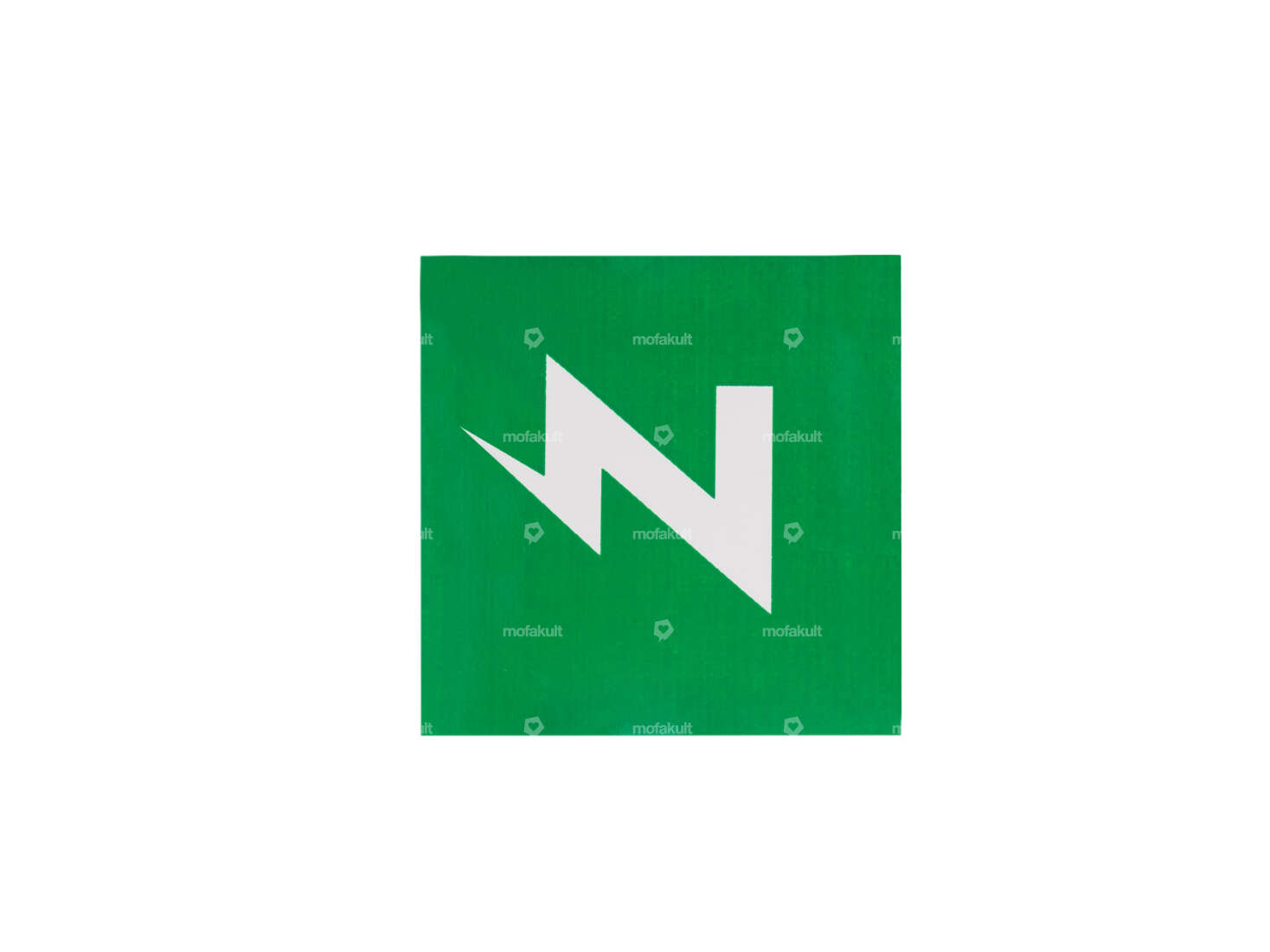 NewFren sticker "N" green Carousel Image 1