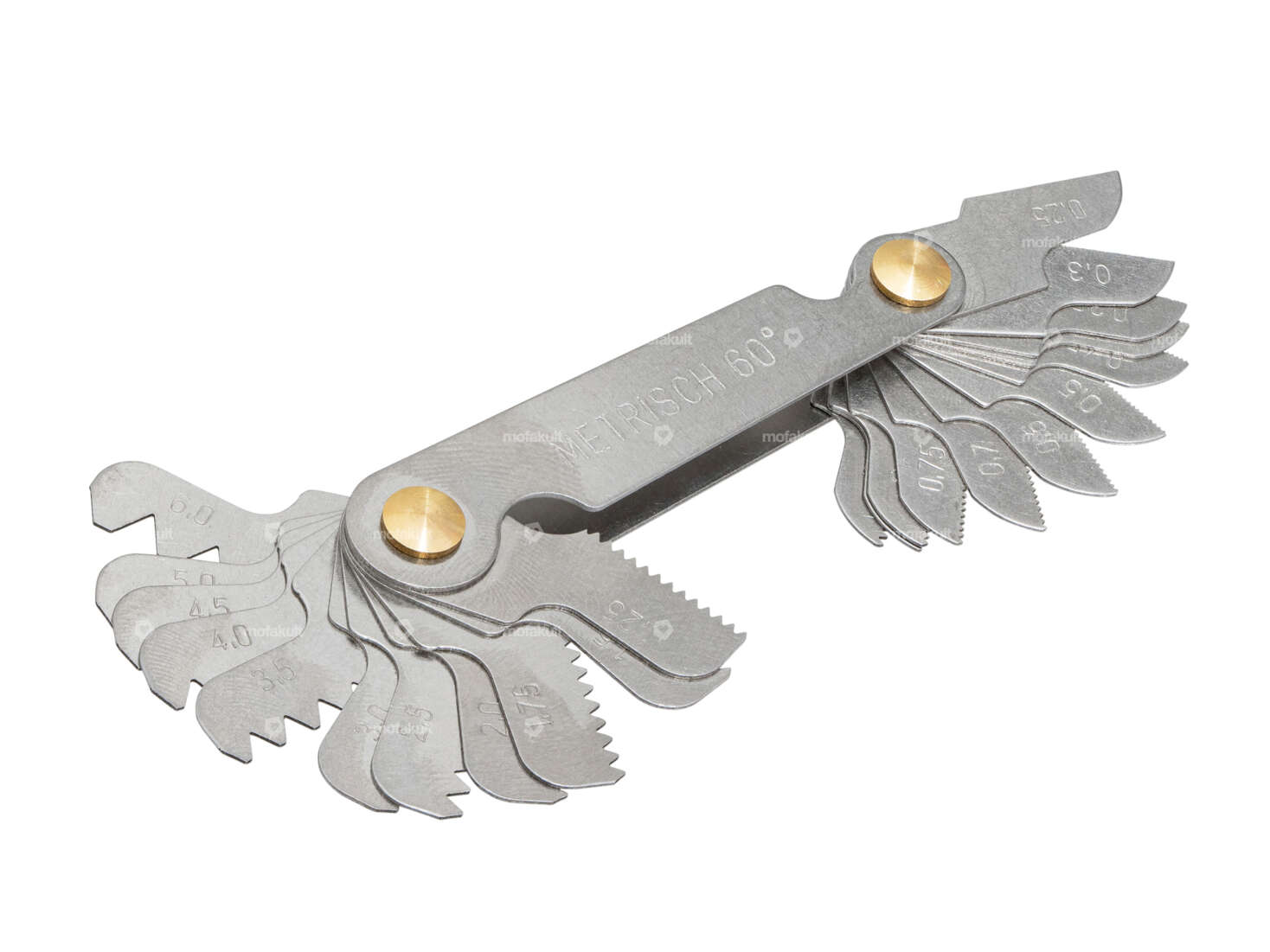 BGS Gewindelehre 60° Metrisch 24 Blatt Carousel Image 1