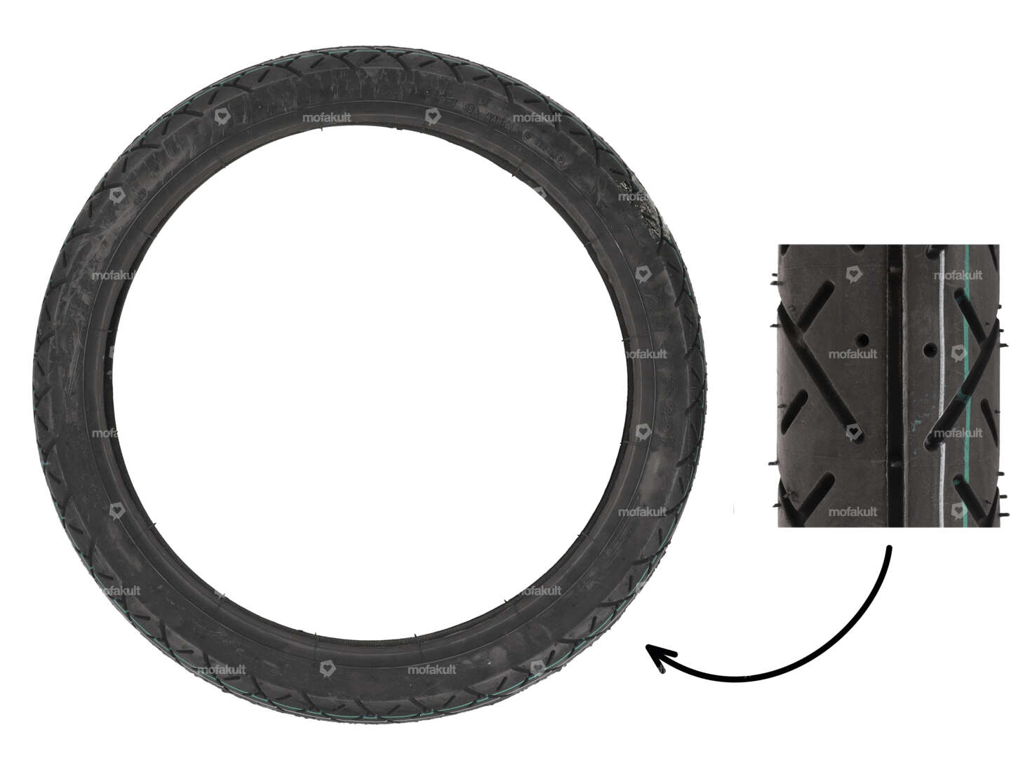 VeeRubber 2.25 x 17" Reifen VRM099 (V099) Semi-Slick Carousel Image 1