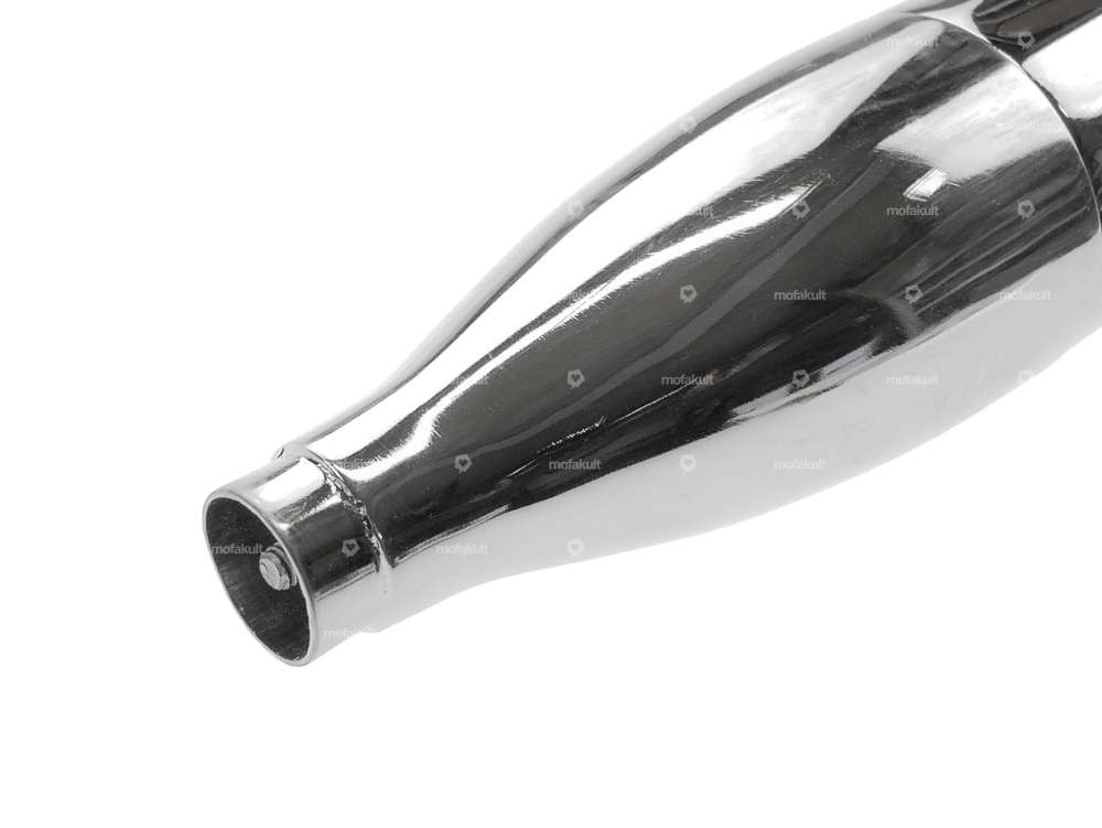Flötenauspuff Ø 26 / 60 mm Chrom Carousel Image 2