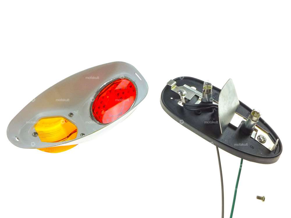 Rear light "Hella" large brake light white Carousel Image 4