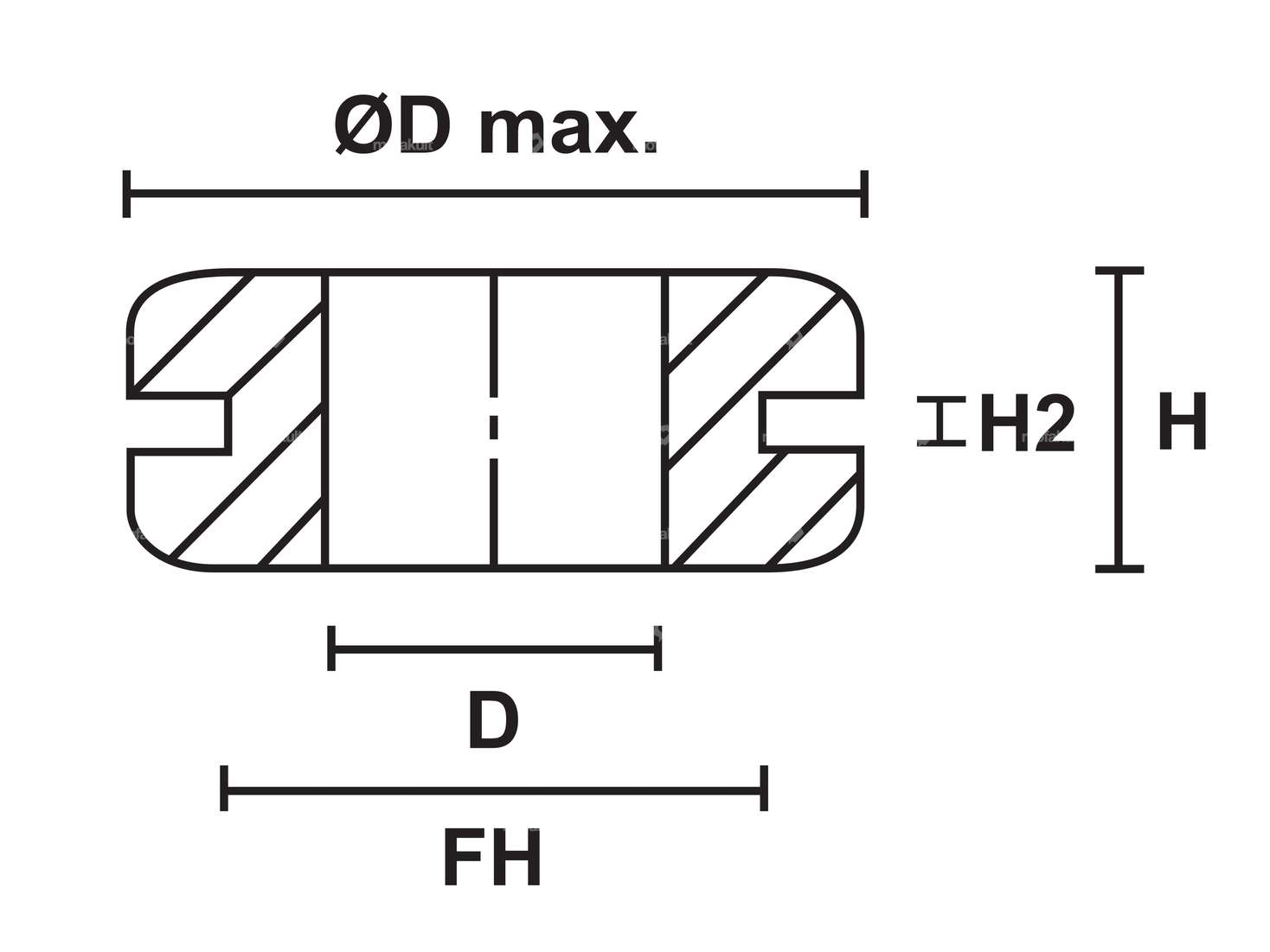 Gummiring Schutzblech hinten Zündapp Belmondo Carousel Image 2