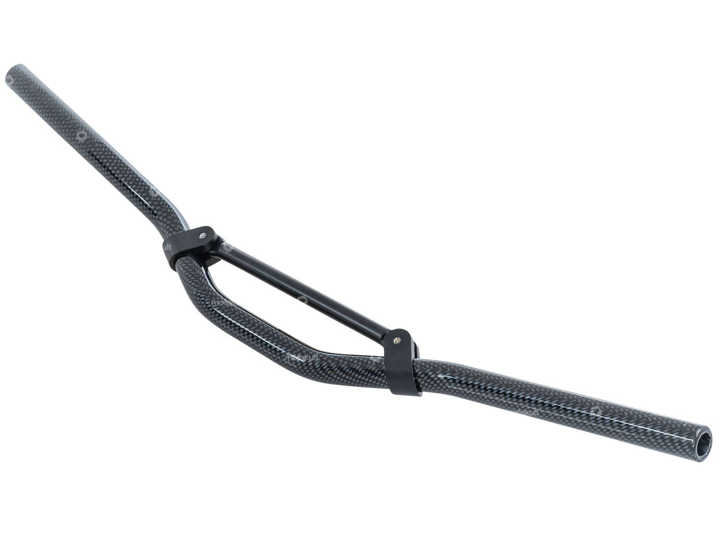 66HEROES Rennlenker Gabelplatte 7 cm Alu Carbon glänzend Carousel Image 2