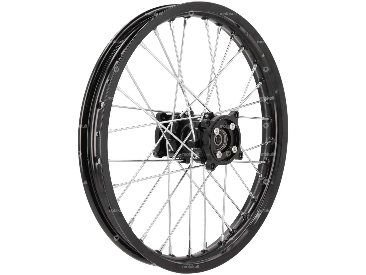 Speichenfelge 17" Alu massiv für Scheibenbremse hinten Cross Carousel Image 2