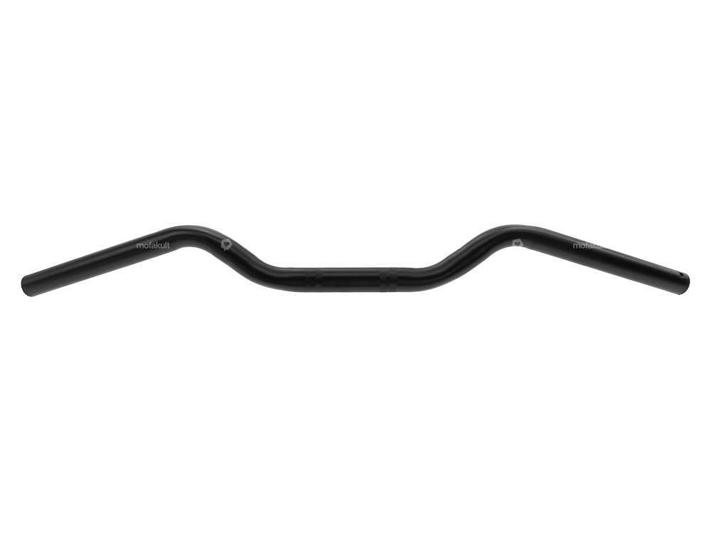 Lenker Gabelplatte 6 cm tief geschwungen schwarz Carousel Image 1