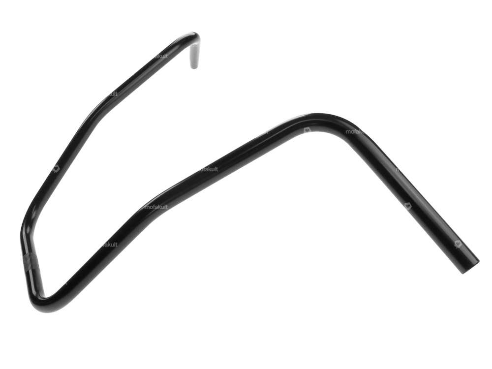 Handlebar fork plate 46 cm curved black Carousel Image 2