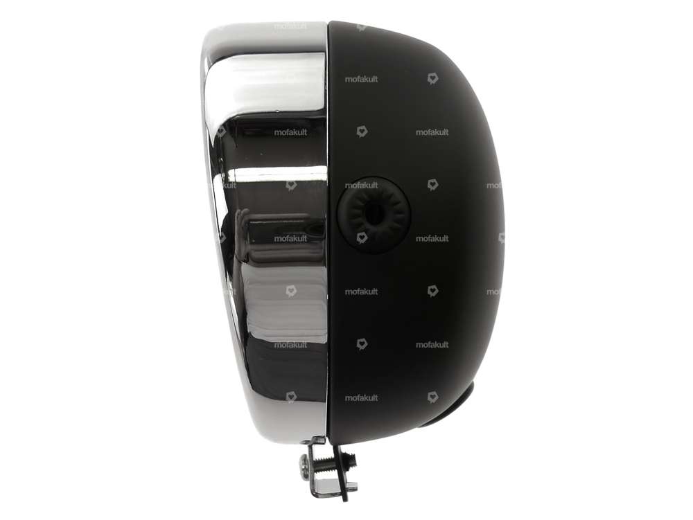 Scheinwerfer rund schwarz matt (mit Spoiler) Carousel Image 3