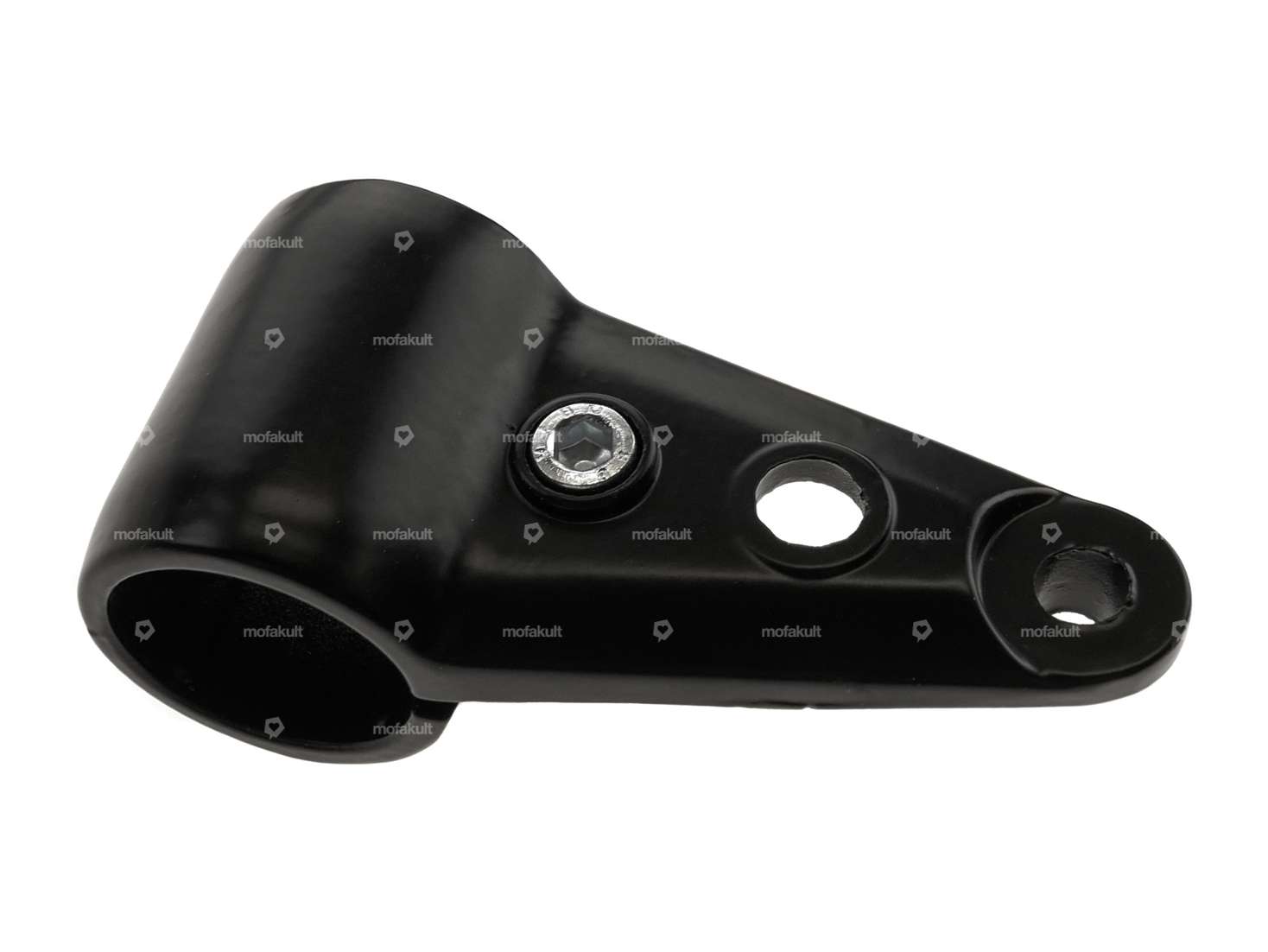 Lamp holder aluminum Ø 28 mm black NOS | Alpa fork Carousel Image 2