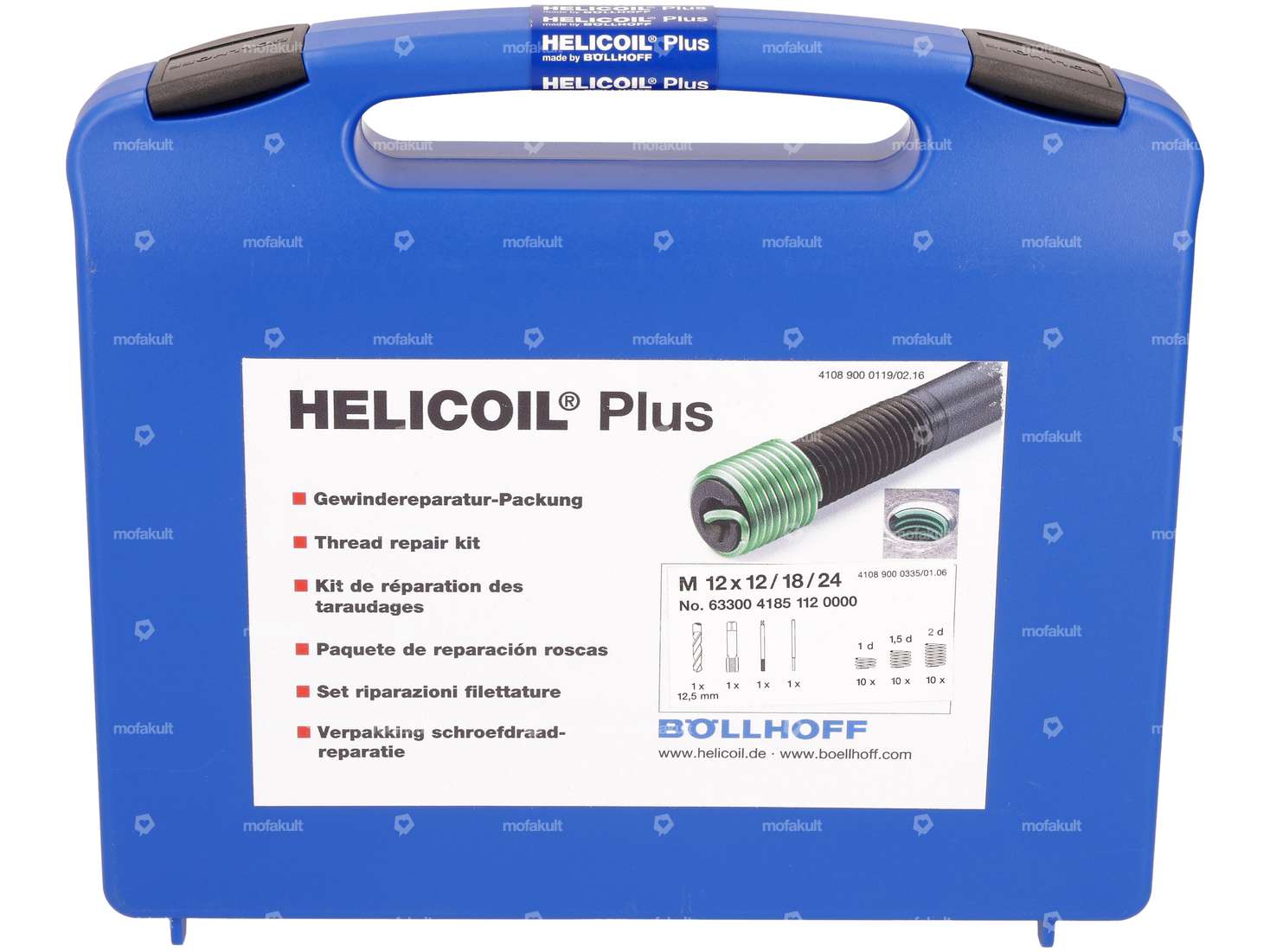 HeliCoil Gewinde-Reparatur-Set M12 (Profi Werkzeug) Carousel Image 1