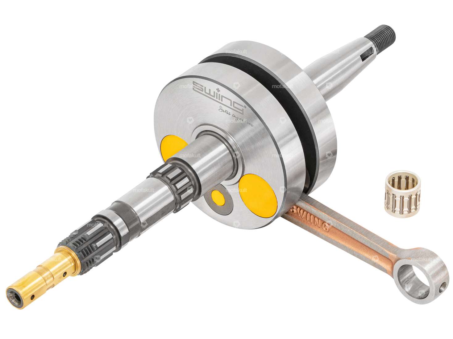 swiing® ingenious crankshaft "High End" (+1 mm stroke) 10.2 mm journal | Puch ZA50 Carousel Image 1