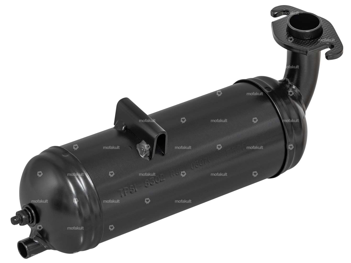 Exhaust PGT with flange connection and bracket | Peugeot 103 Vogue Carousel Image 1