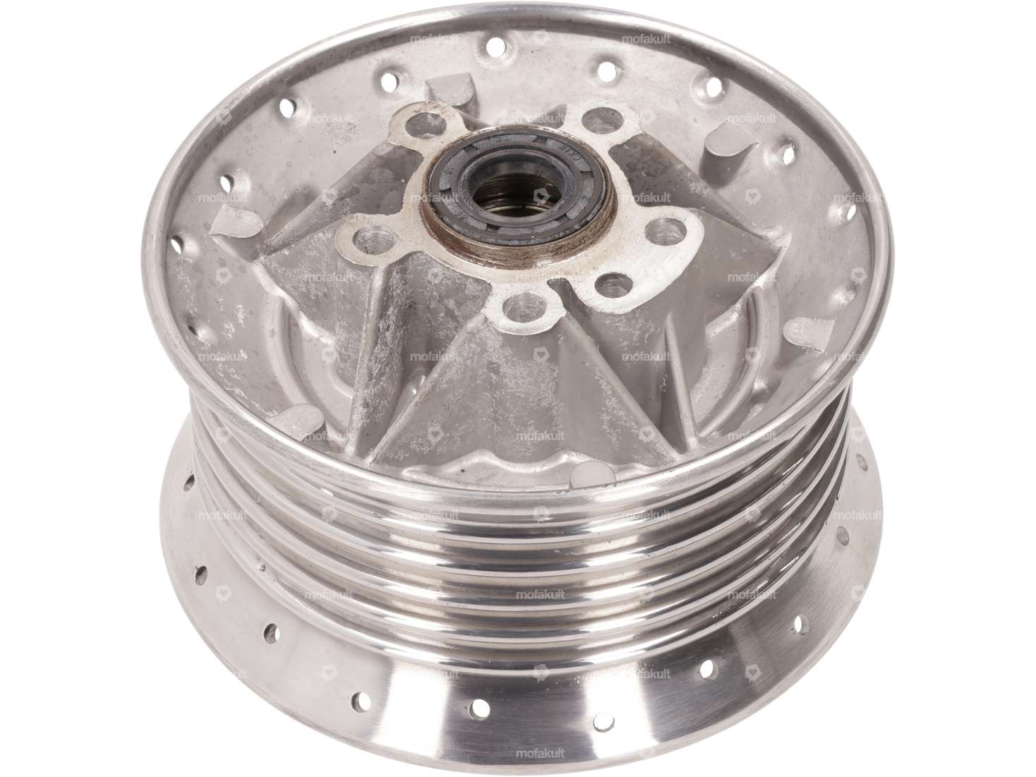 Spoked rear wheel hub Ø 105 mm | Puch DS50, VZ50, MS50, VS50, MV50 Carousel Image 2