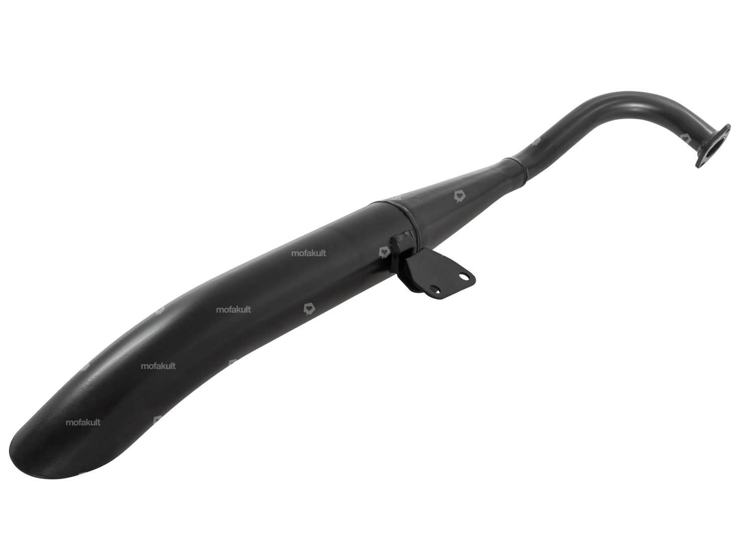 Exhaust sidepipe 28 mm black | Tomos A3, A35 Carousel Image 3