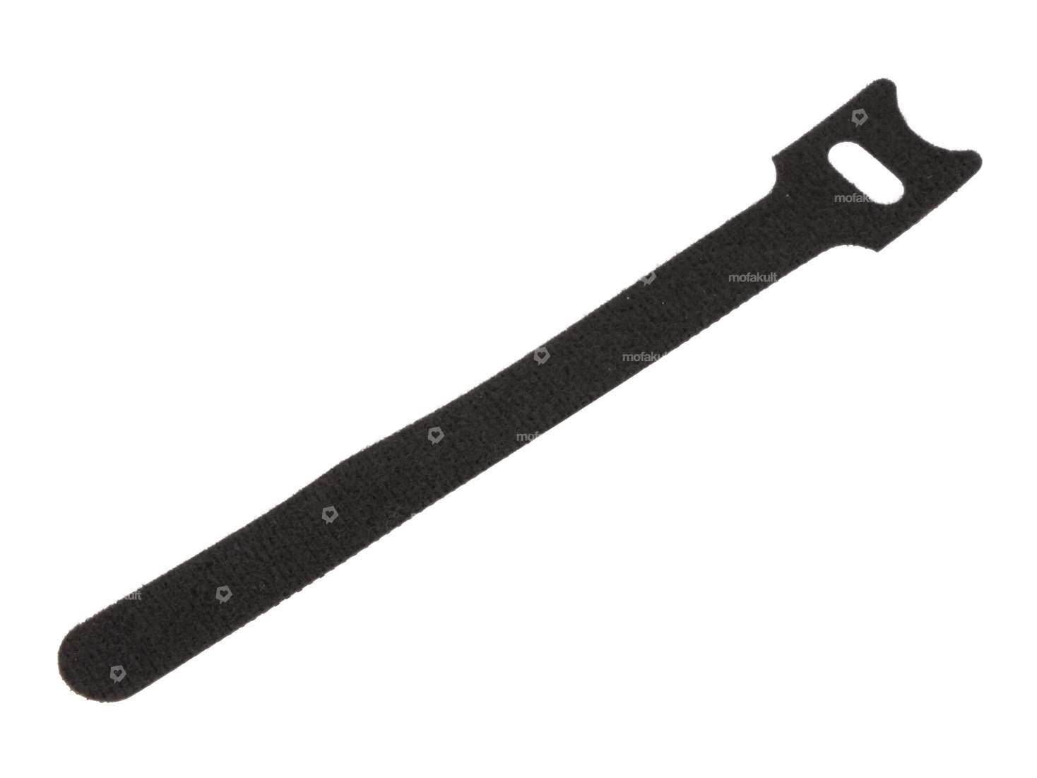 Kabelbinder 12 x 150 Klettverschluss schwarz Carousel Image 1