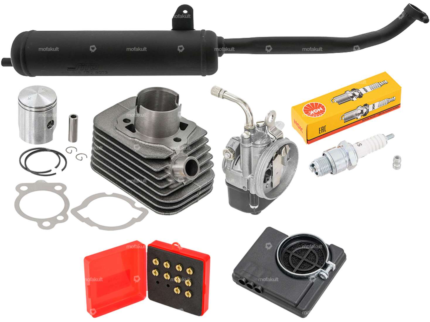 41 mm Alltags-Tuning-Set 10 mm KoBo | Piaggio Ciao, SI Carousel Image 1