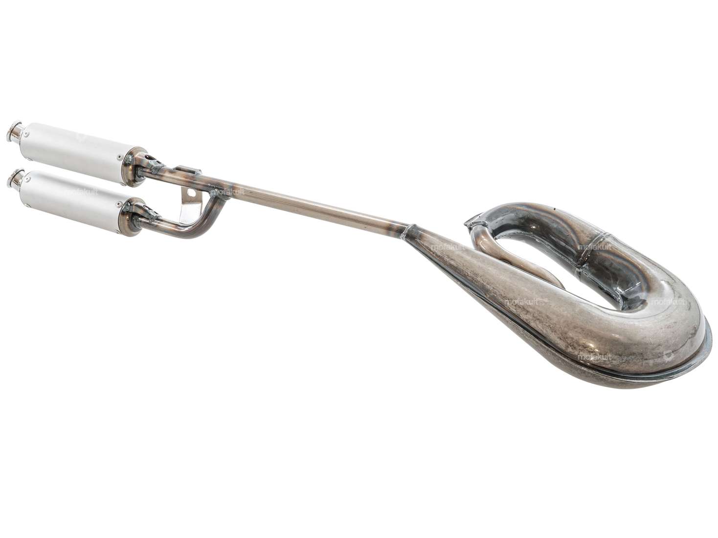 TECNO Circuit Doppel-Schalldämpfer Auspuff | Puch Carousel Image 4