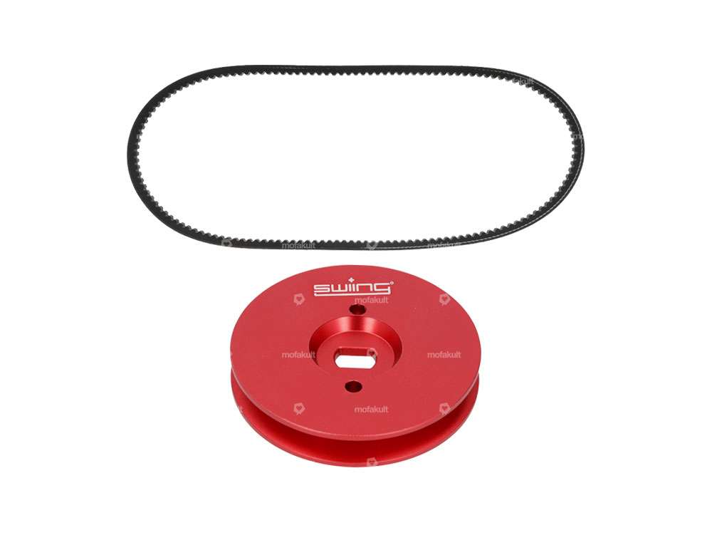 swiing® ingenious Pully 80 mm & Polini Keilriemen 945 mm | Piaggio Ciao Carousel Image 1