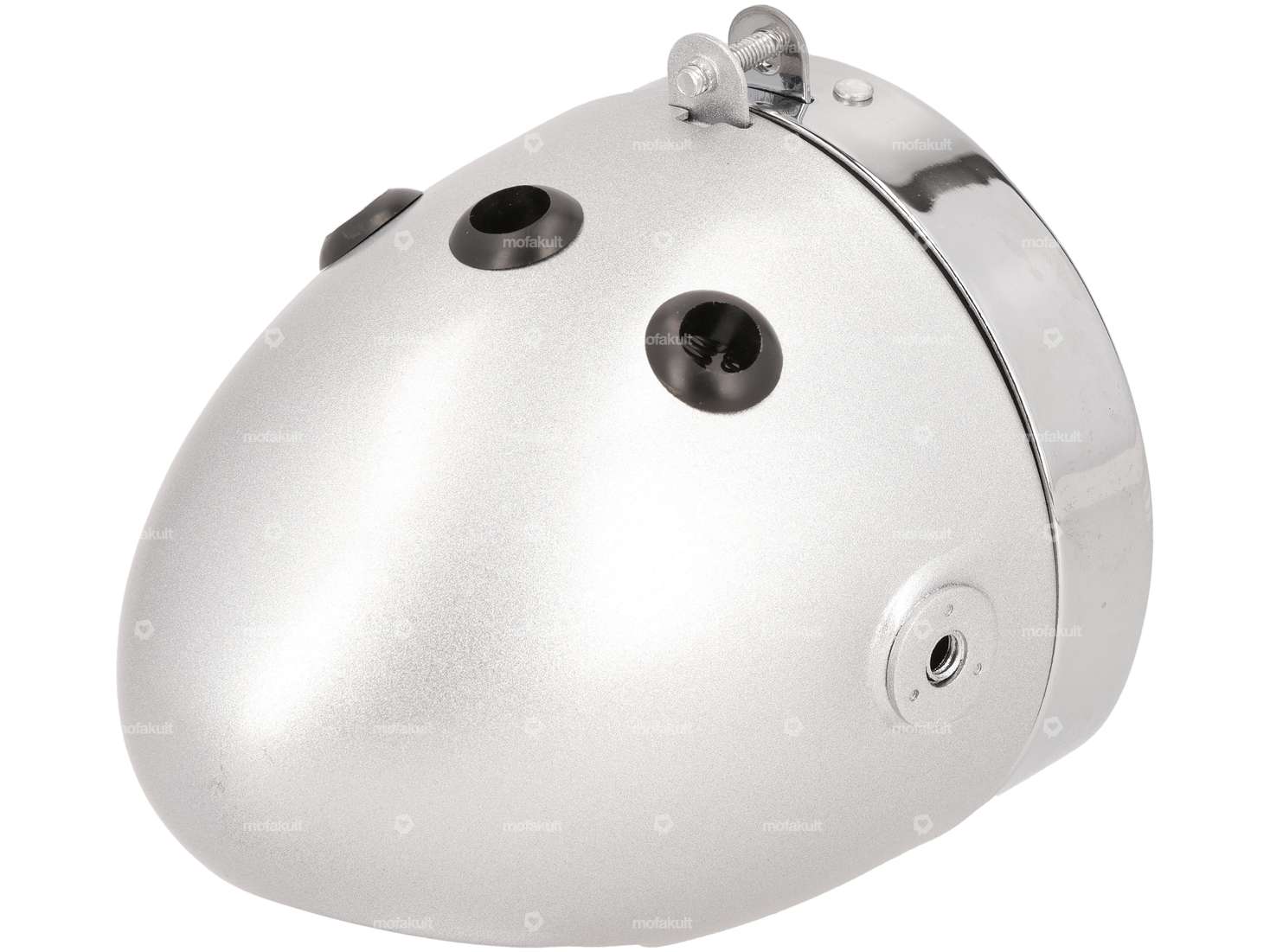 Eierlampe Ø 103 mm (seitliche Befestigung) silber / Chrom Carousel Image 3