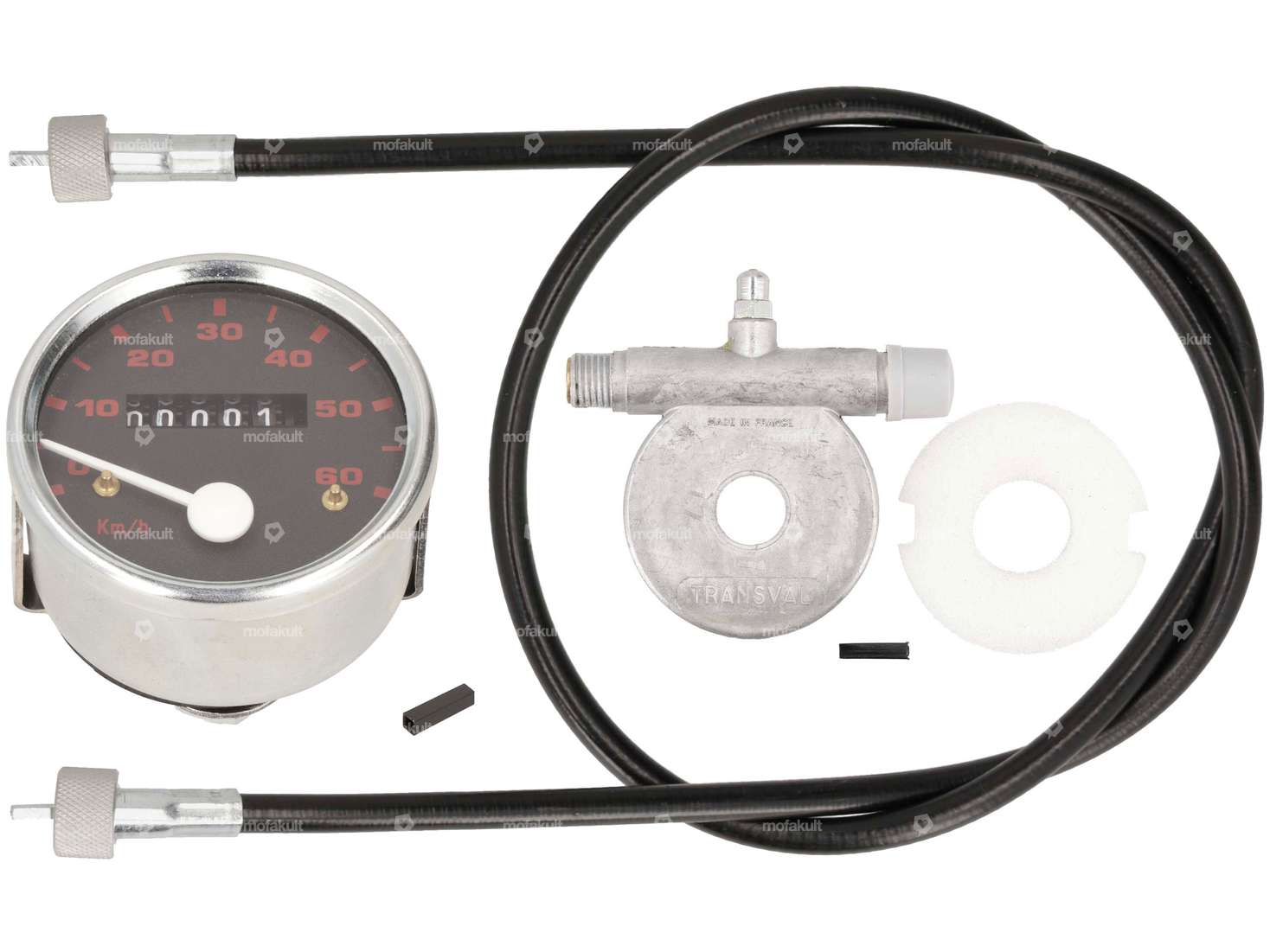 Transval Tacho-Set 17" 60 mm | Pony GTX 521 Carousel Image 1