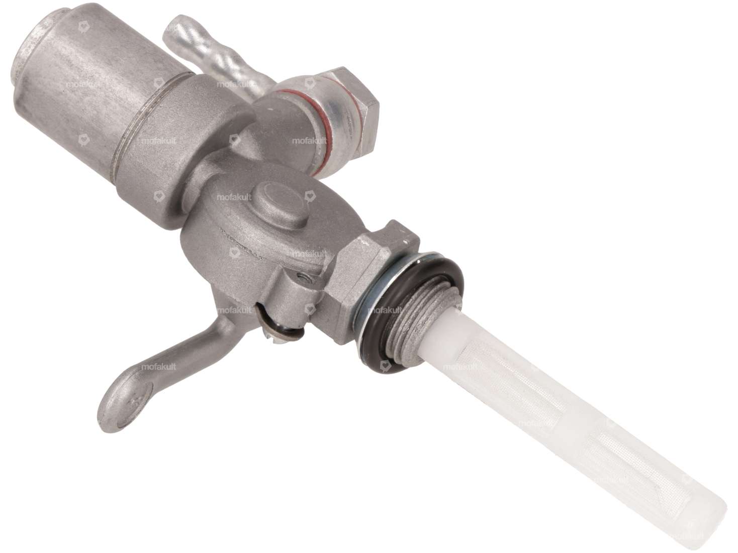 OMG fuel tap vertical M14x1.5 (to screw in) bottom outgoing filter chamber metal Carousel Image 3