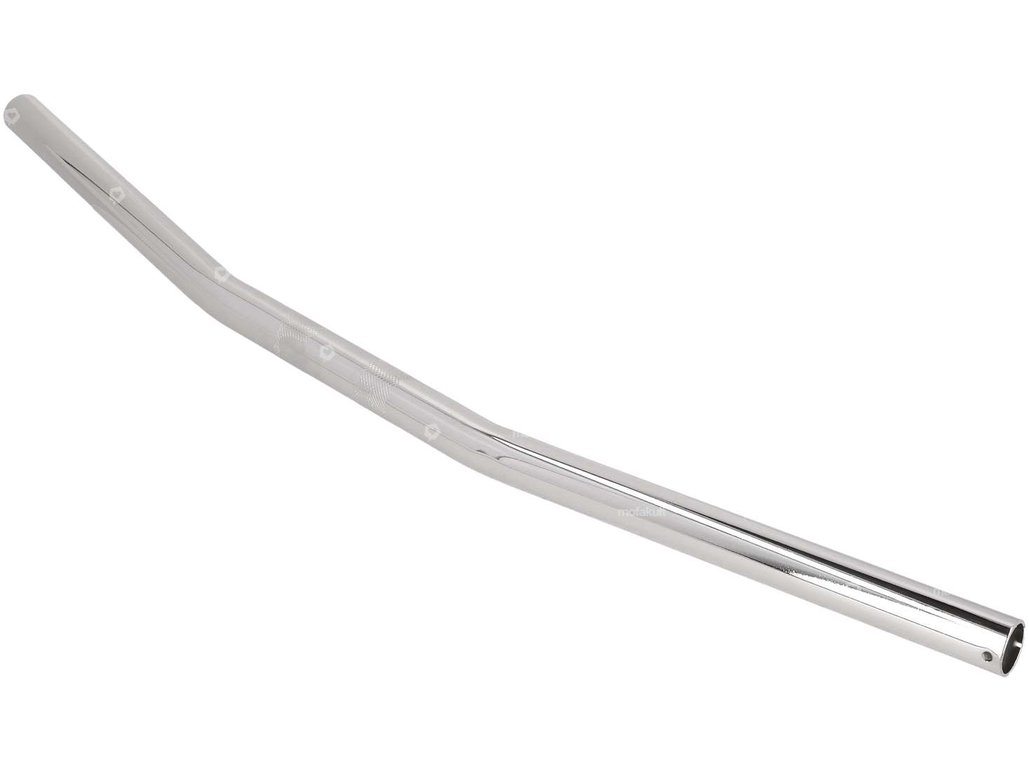 Handlebar fork plate flat chrome Carousel Image 2