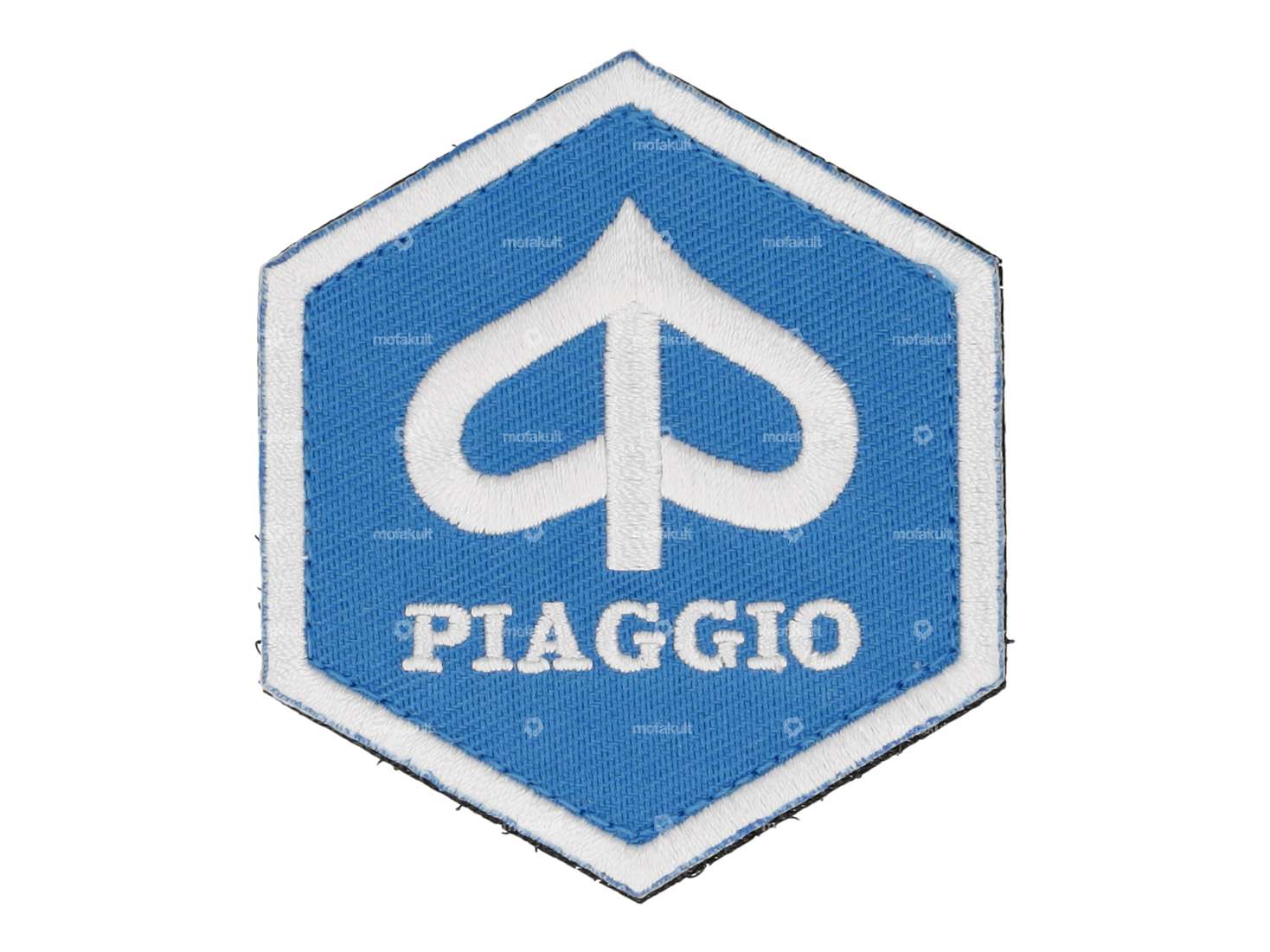 mk-Merch Aufnäher «Piaggio» 6-eck Carousel Image 1
