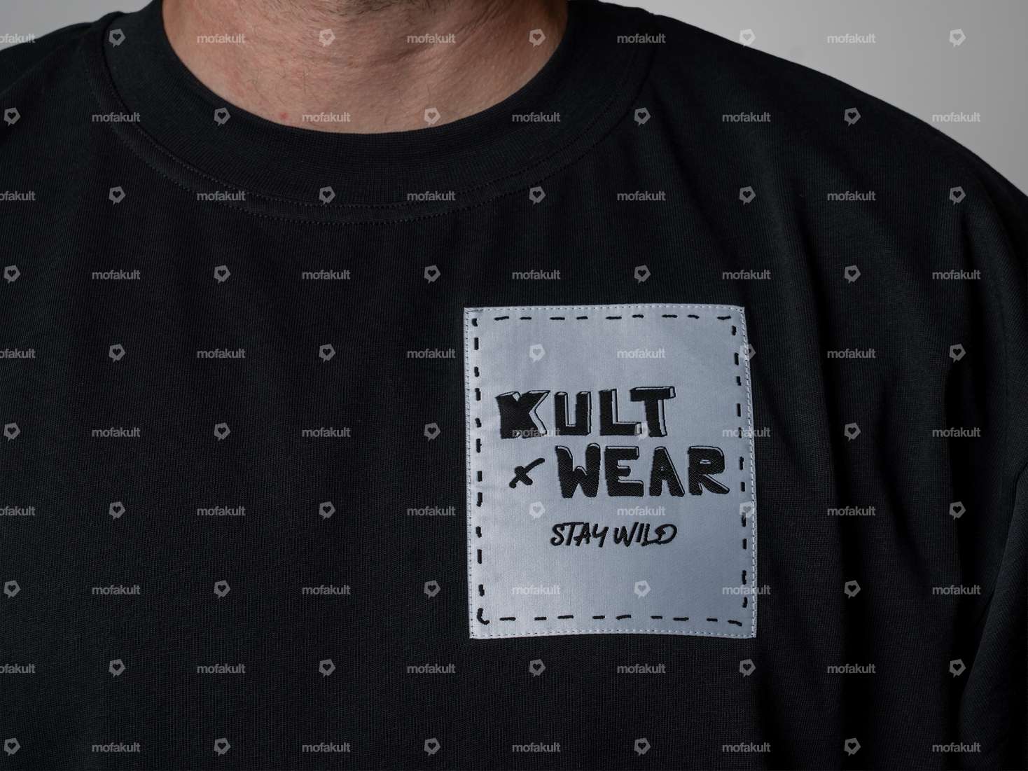 KULTWEAR T-Shirt «Tagger» Oversized schwarz Carousel Image 3