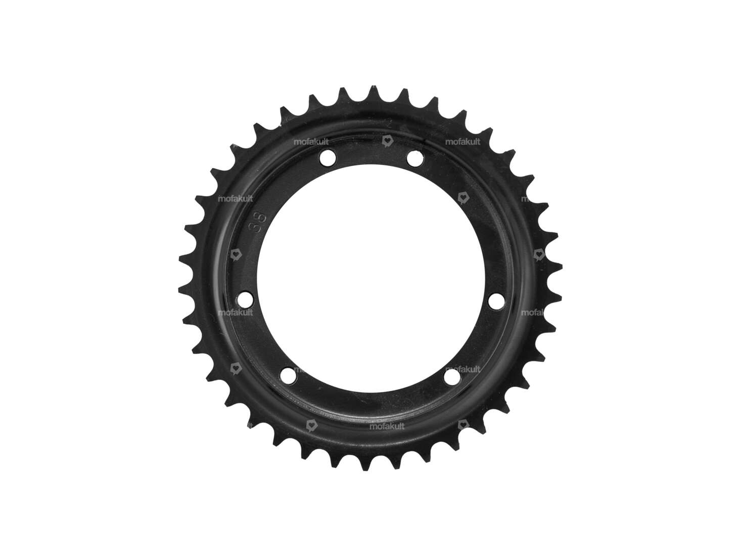 GPO sprocket 38 teeth black | Puch Maxi, Puch X30 NG-2AH Carousel Image 1