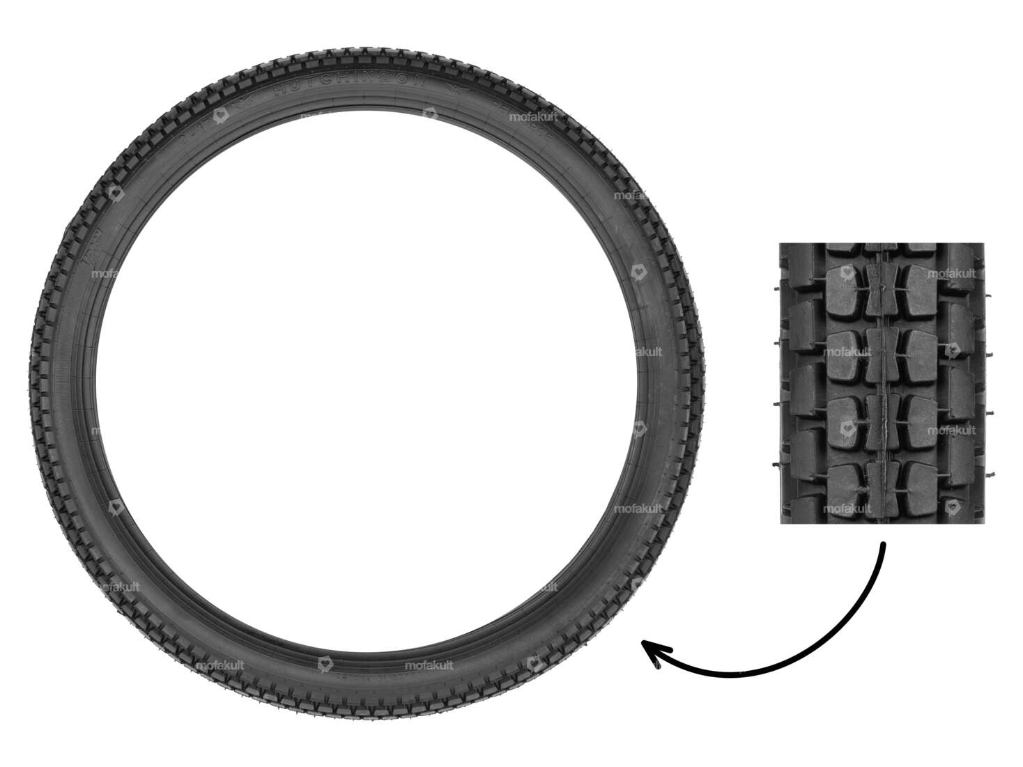 Hutchinson 2.00 x 17" Reifen Vroom Allround Carousel Image 1