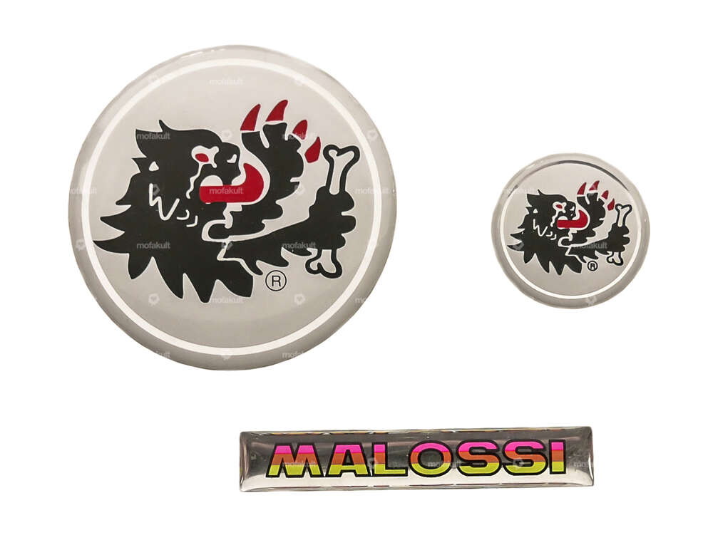 Klebersatz «Malossi» 3D Silikon, 3 Stk. Carousel Image 1