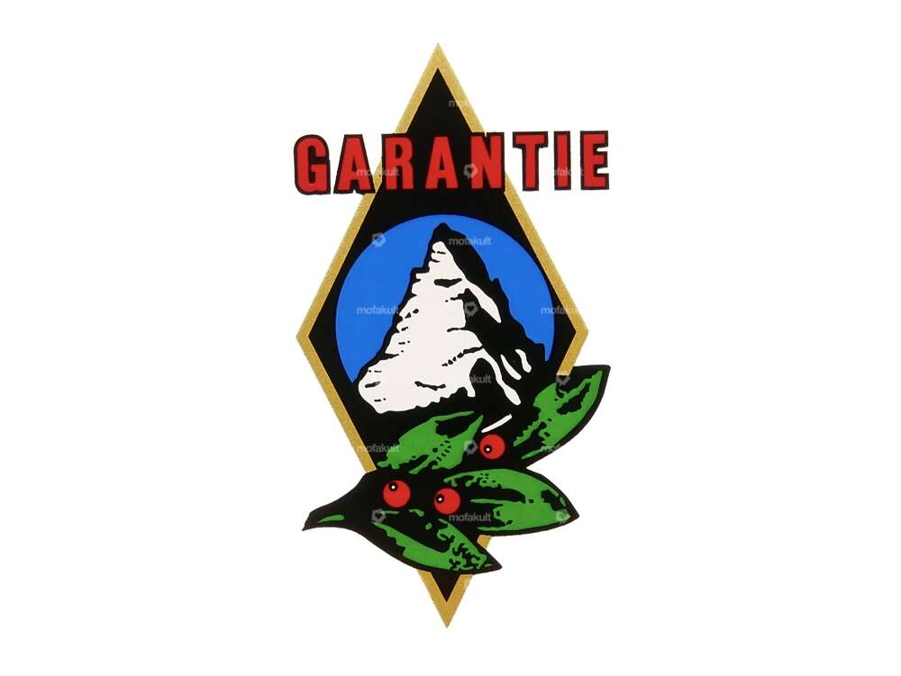 Warranty sticker Alpa 28x53 mm Carousel Image 1